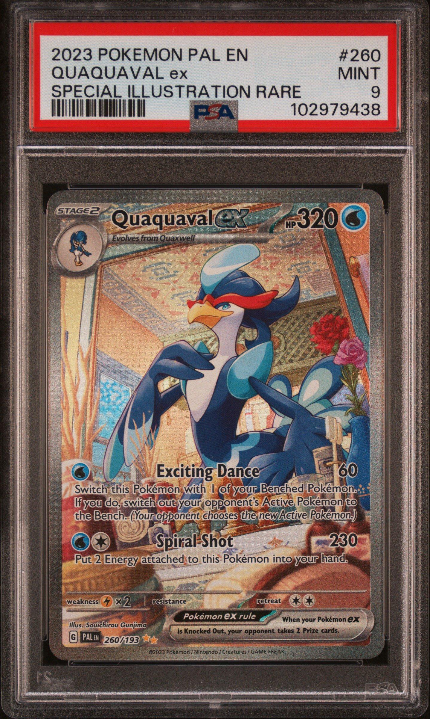 2023 Pokemon Pal En-paldea Evolved 260 Quaquaval Ex Special