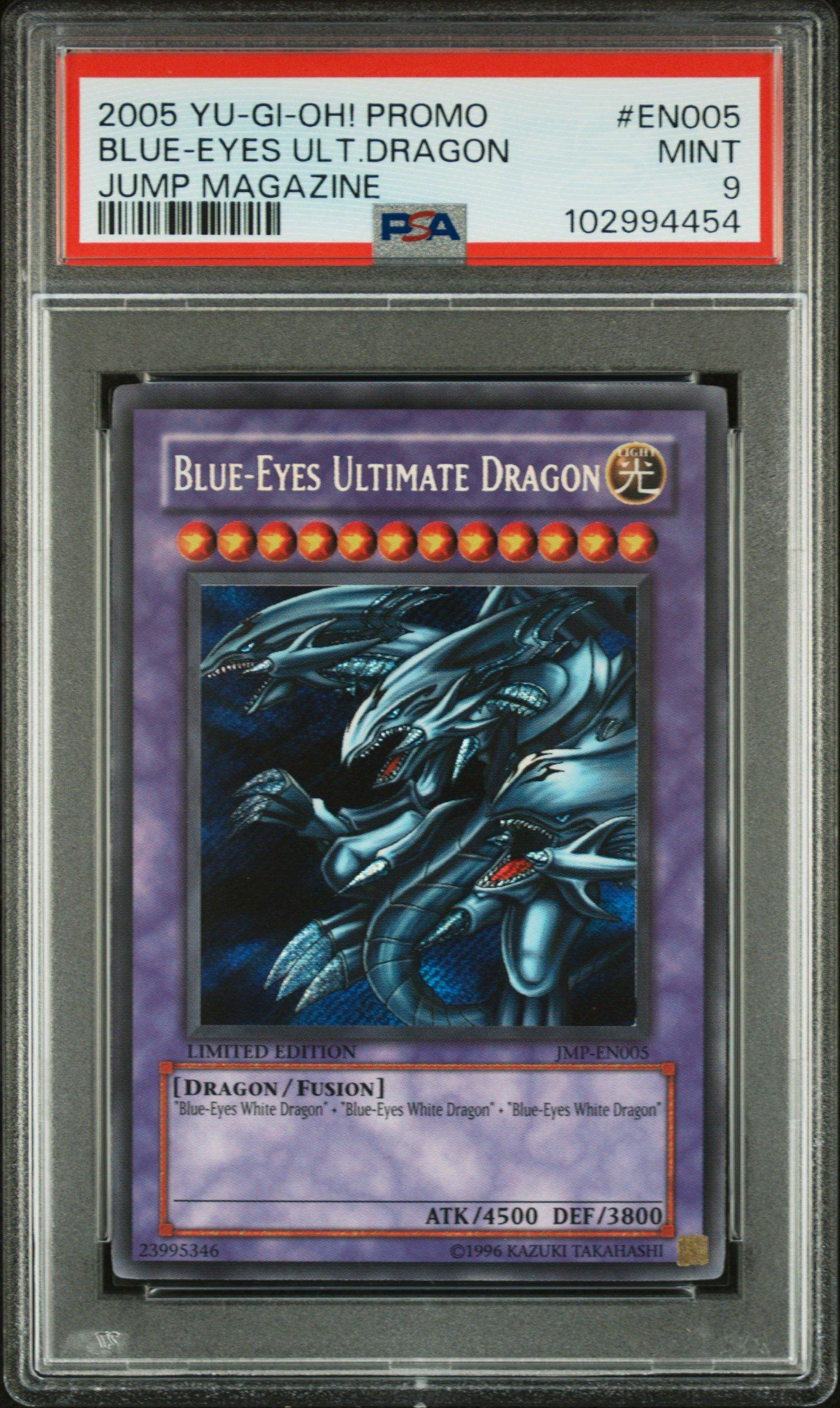 2005 Yu-gi-oh! Promo Jump Magazine En005 Blue-eyes Ultimate Dragon PSA