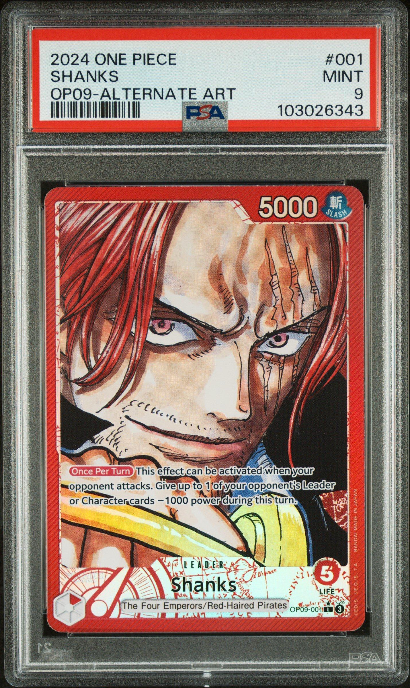 2024 One Piece Op09-emperors In The New World 001 Shanks Alternate