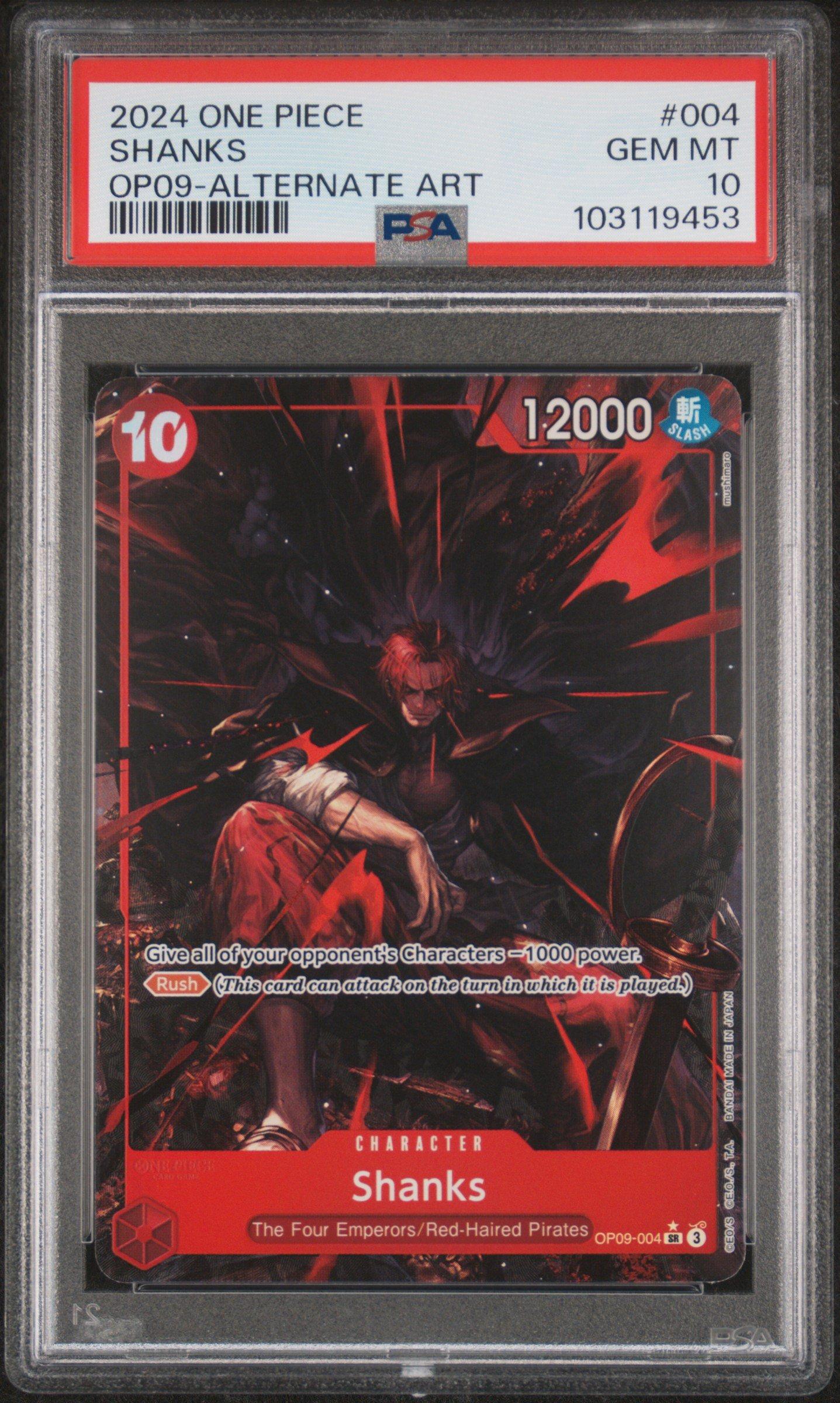 2024 One Piece Op09-emperors In The New World 004 Shanks Alternate