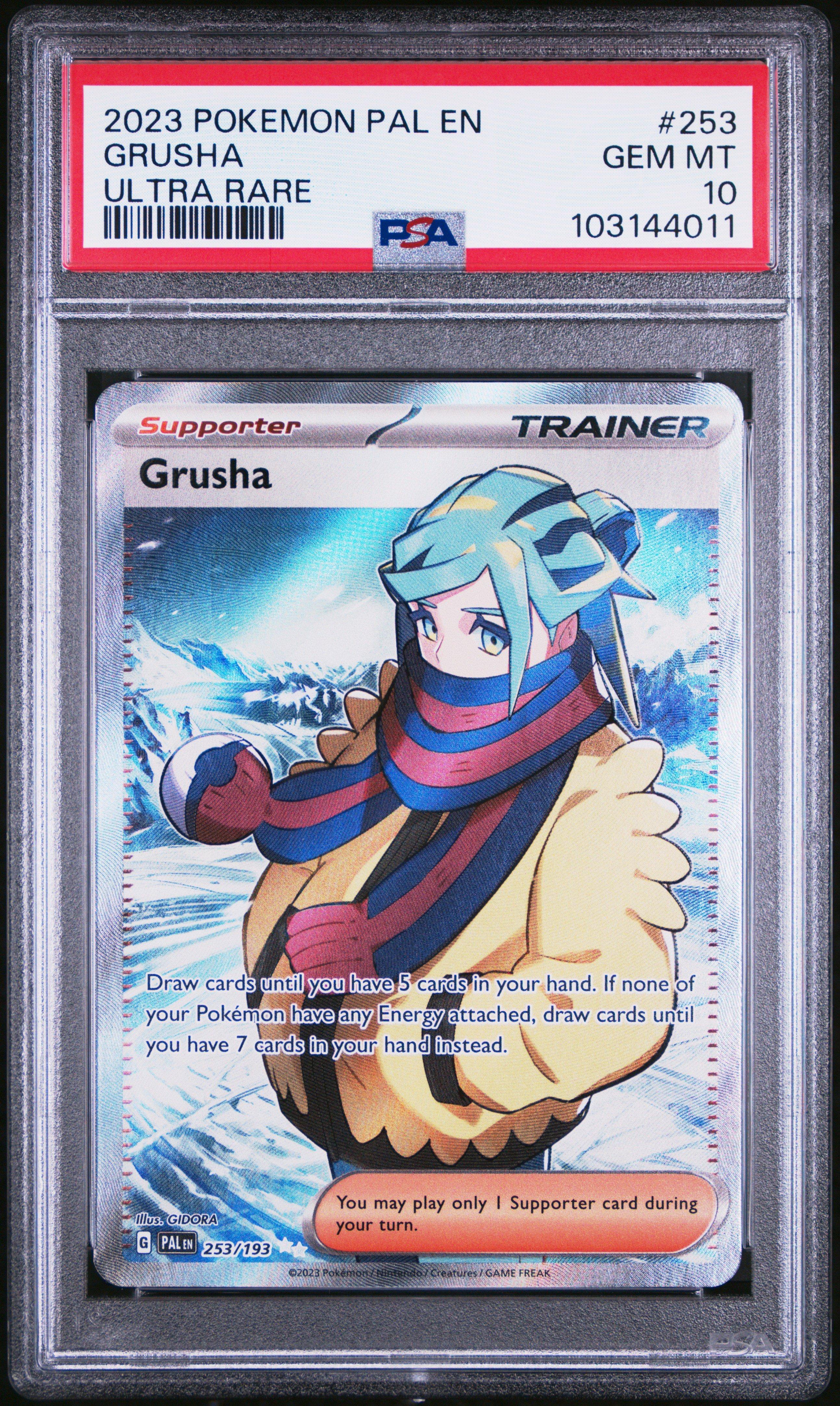 2023 Pokemon Pal En-paldea Evolved 253 Grusha Ultra Rare PSA