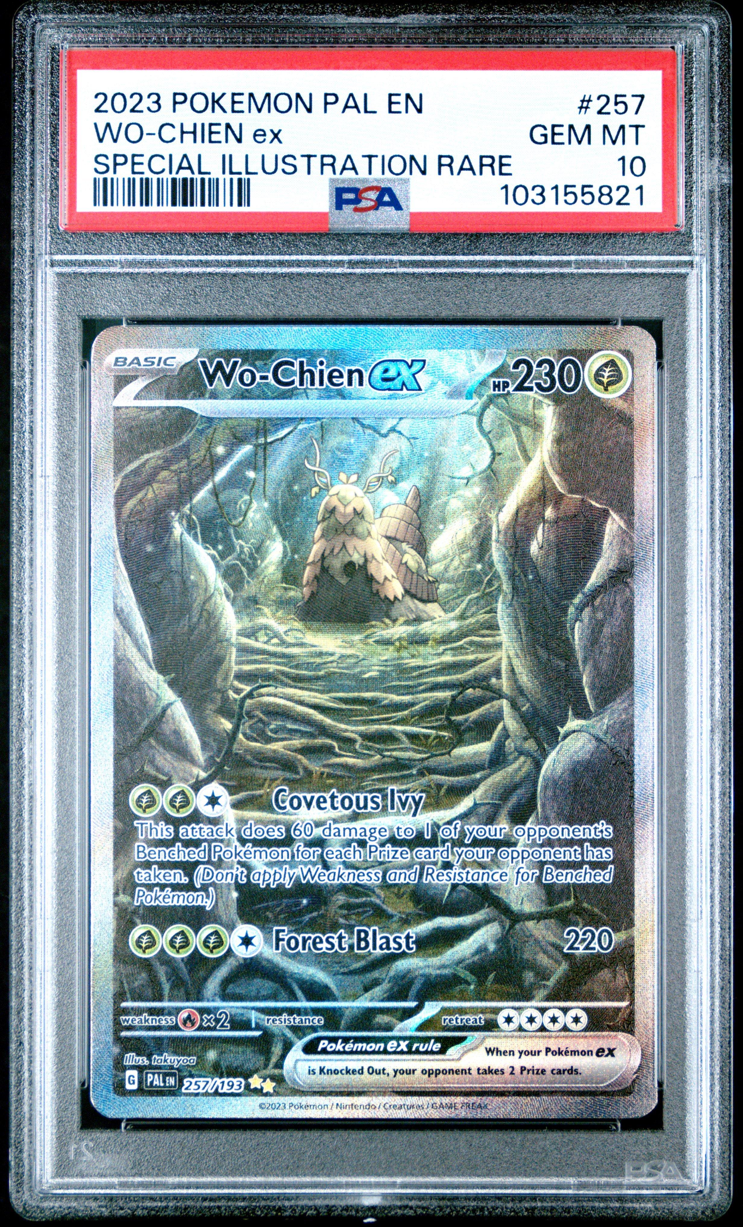 2023 Pokemon Pal En-paldea Evolved 257 Wo-chien Ex Special Illustration Rare PSA