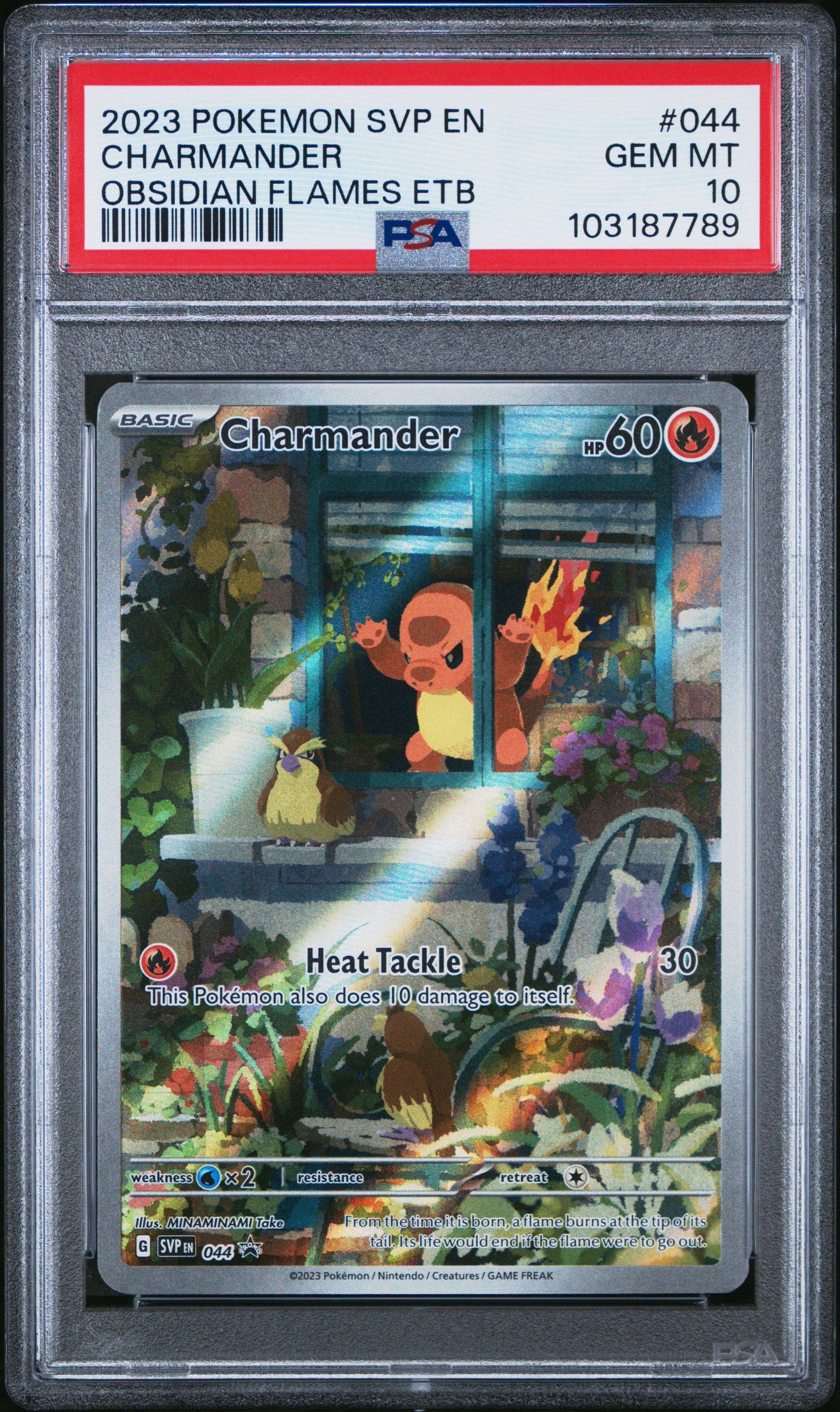 2023 Pokemon Svp En-sv Black Star Promo 044 Charmander Obsidian