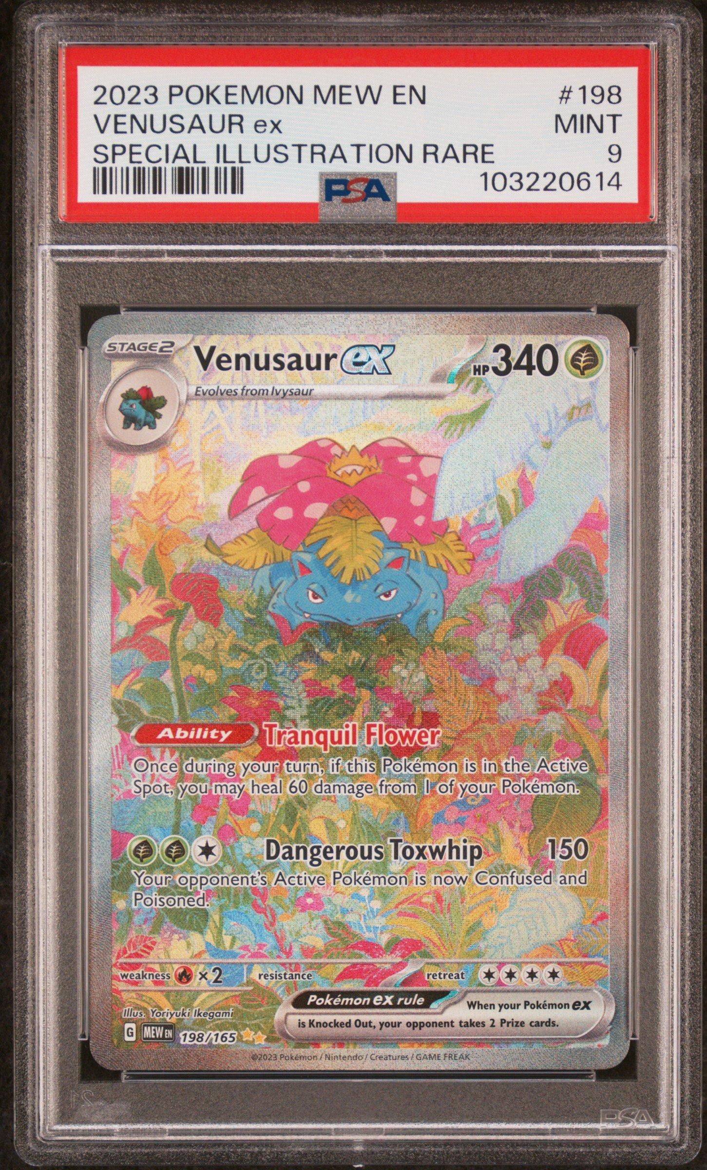 2023 Pokemon Mew En-151 198 Venusaur Ex Special Illustration Rare