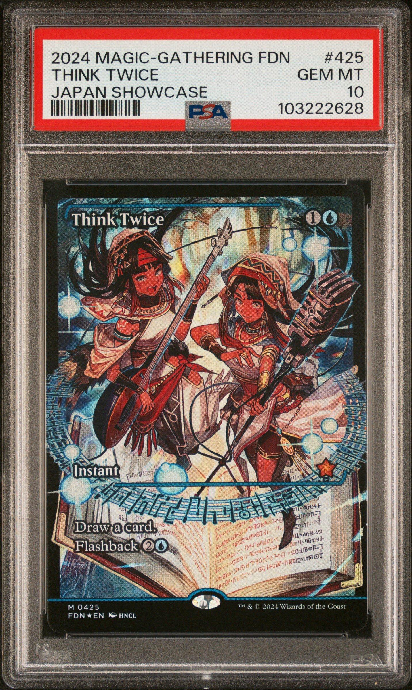 2024 Magic The Gathering Foundations 425 Think Twice Japan