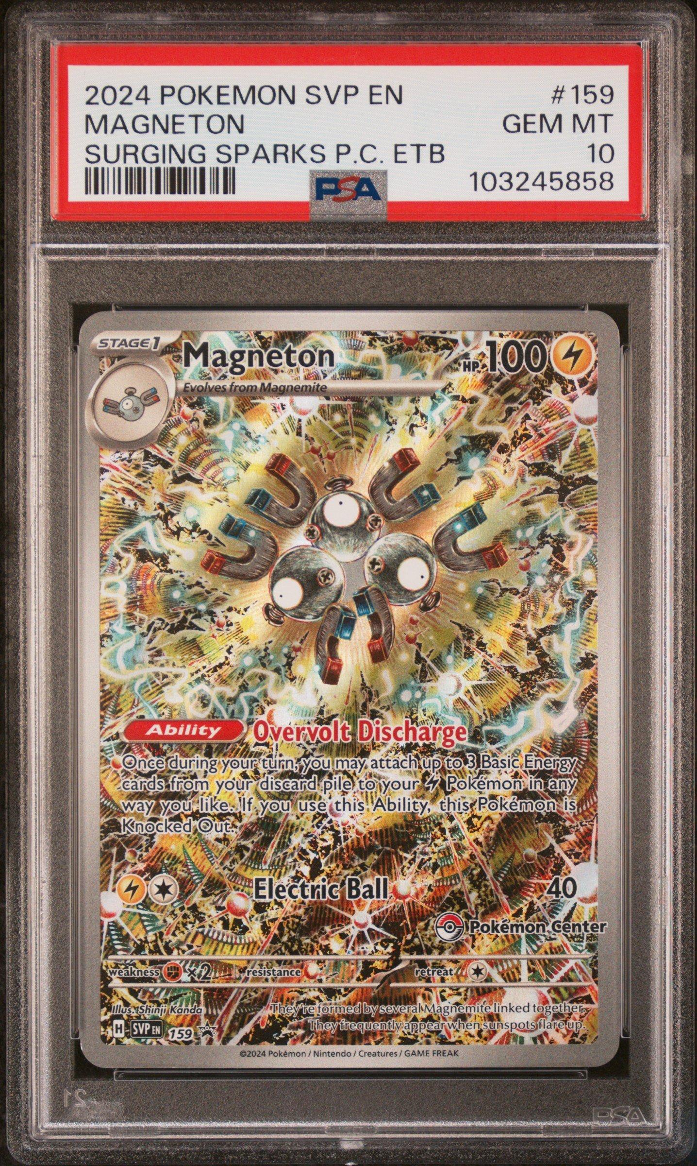 2024 Pokemon Svp En-sv Black Star Promo 159 Magneton Surging