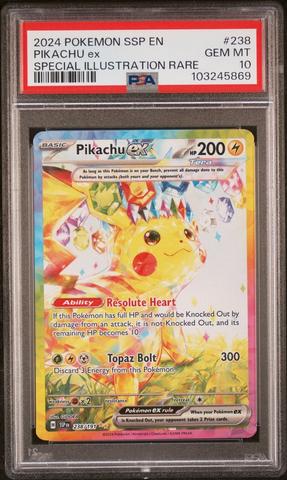 2024 Pokemon Ssp En-surging Sparks 238 Pikachu Ex Special