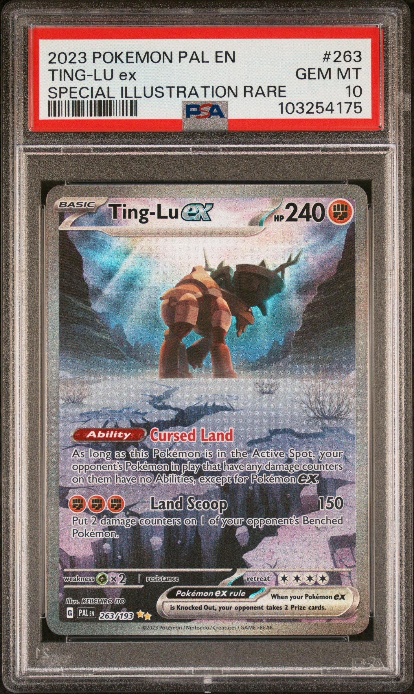 2023 Pokemon Pal En-paldea Evolved 263 Ting-lu Ex Special