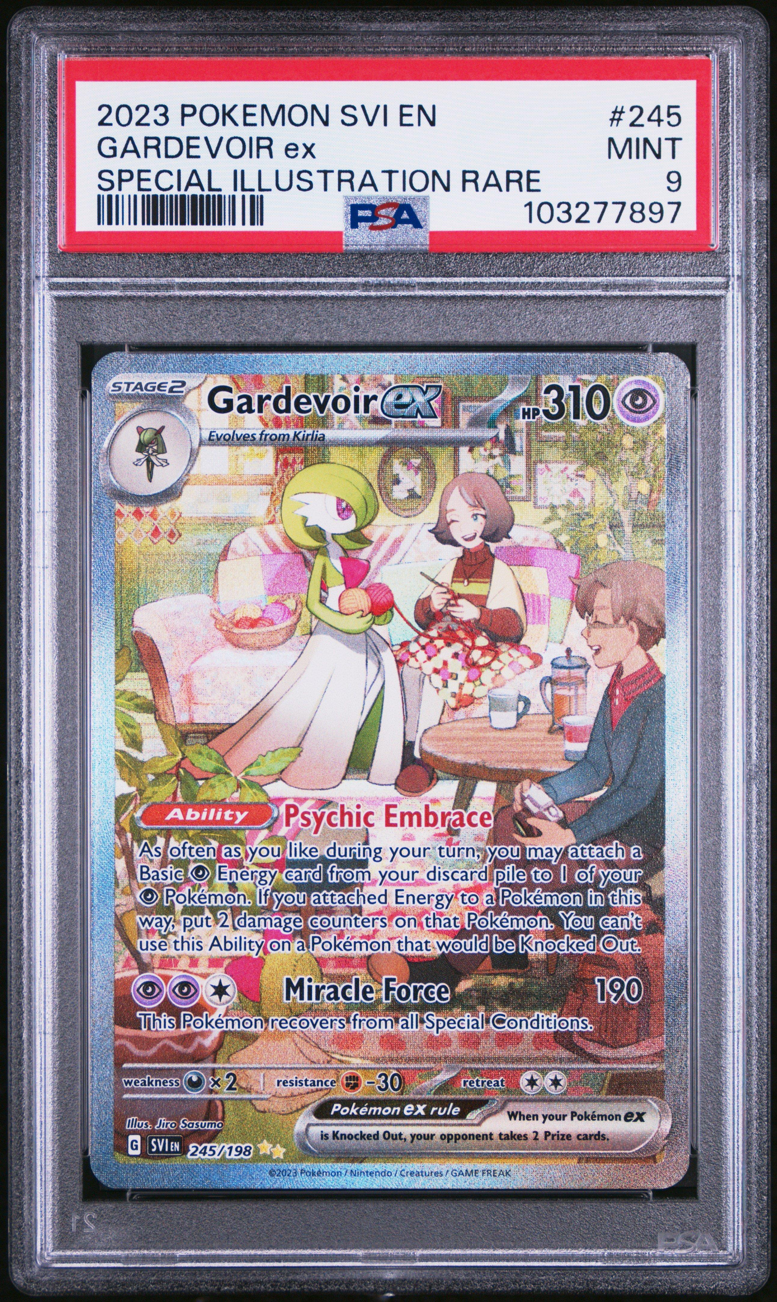 2023 Pokemon Svi En-scarlet & Violet 245 Gardevoir Ex Special Illustration Rare PSA