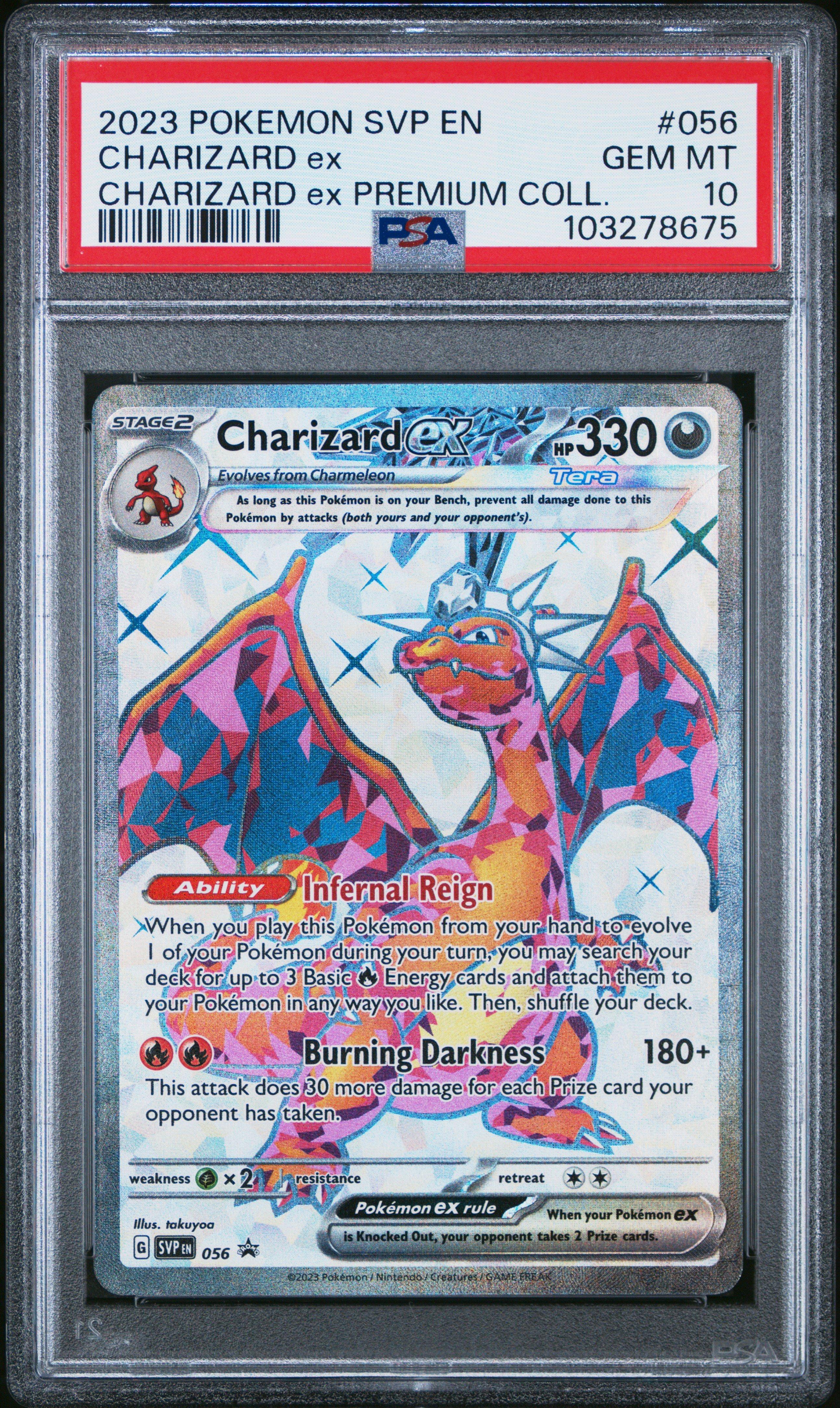 2023 Pokemon Svp En-sv Black Star Promo 056 Charizard Ex Charizard