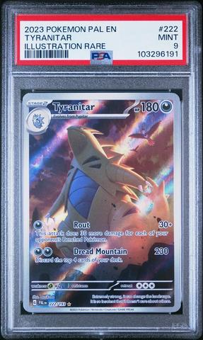2023 Pokemon Pal En-paldea Evolved 222 Tyranitar Illustration Rare