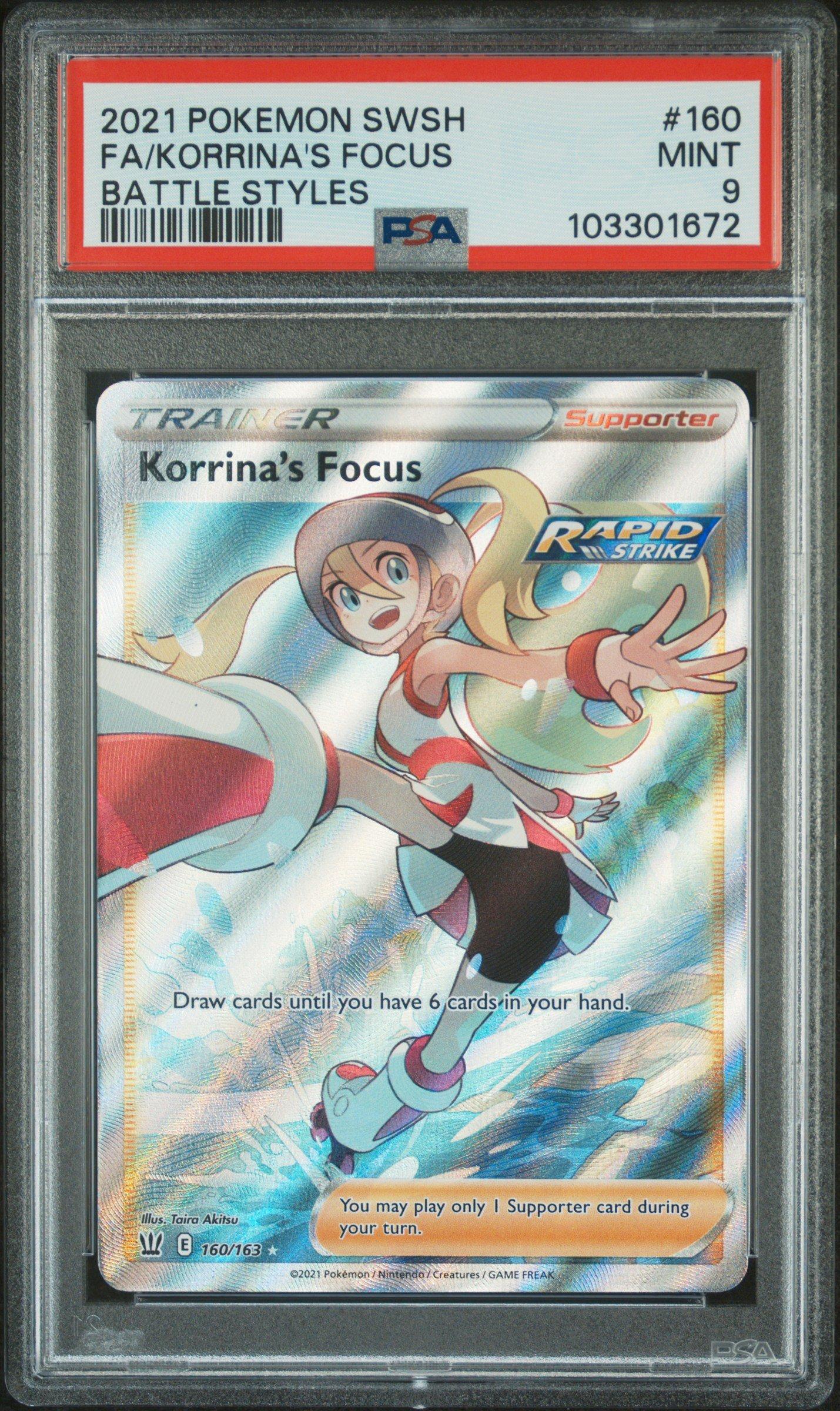 2021 Pokemon Sword & Shield Battle Styles 160 Full Art/korrina's