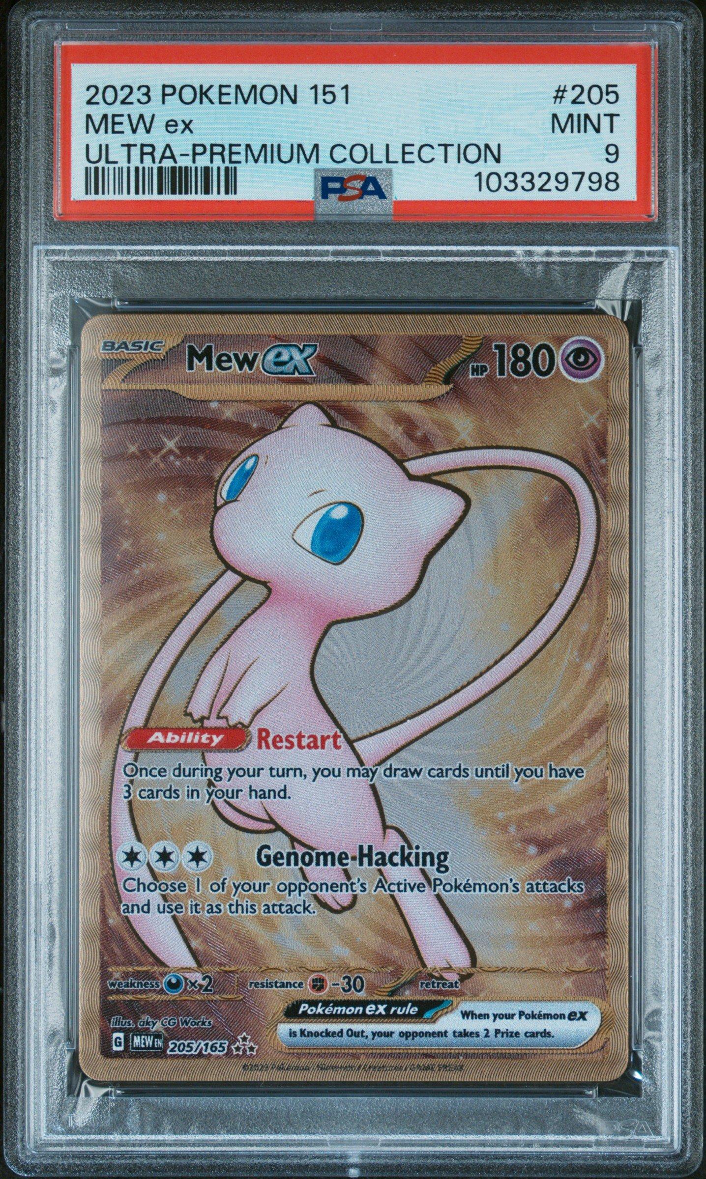 2023 Pokemon 151 Ultra-premium Collection 205 Mew Ex PSA 9 Graded