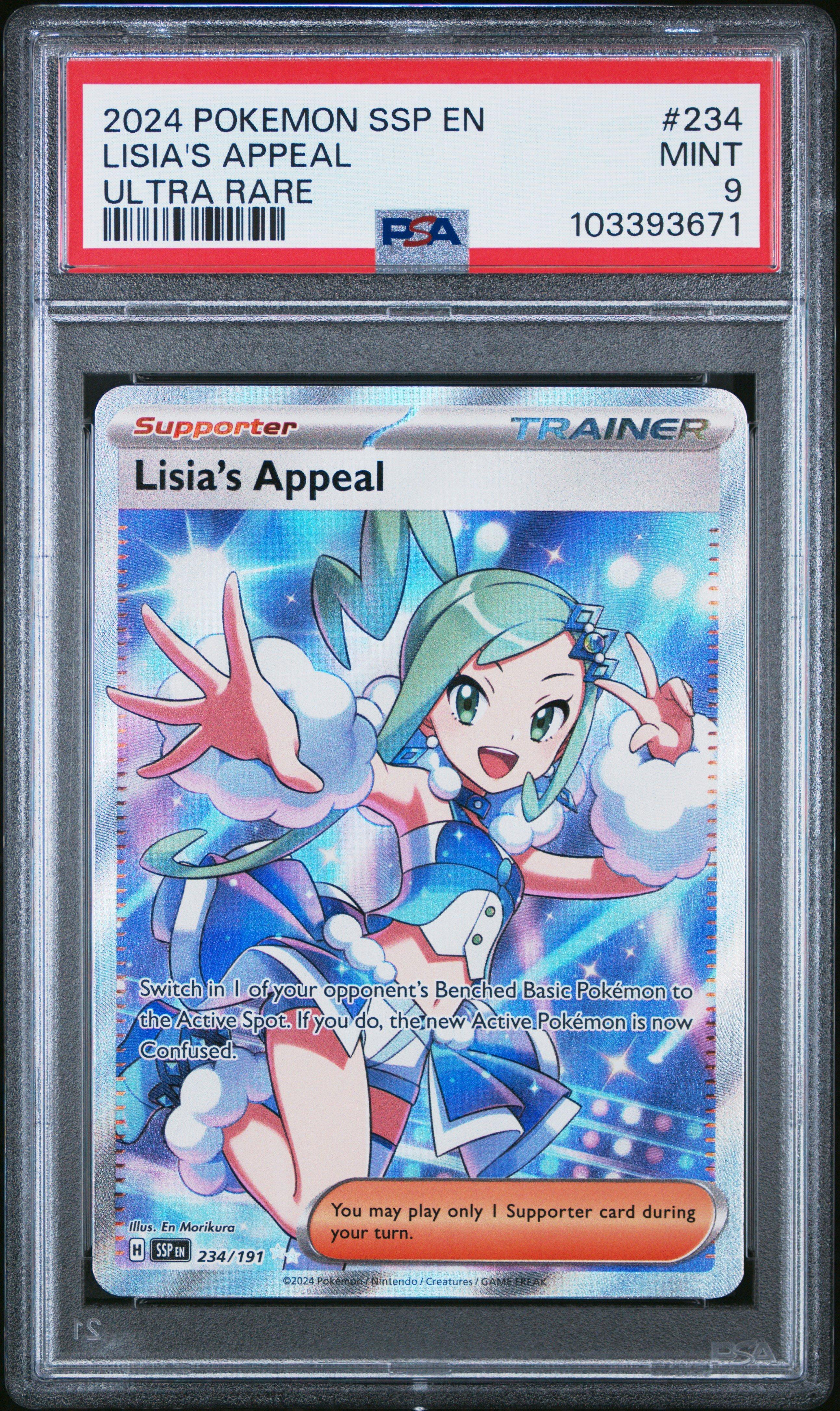 2024 Pokemon Ssp En-surging Sparks 234 Lisia's Appeal Ultra Rare