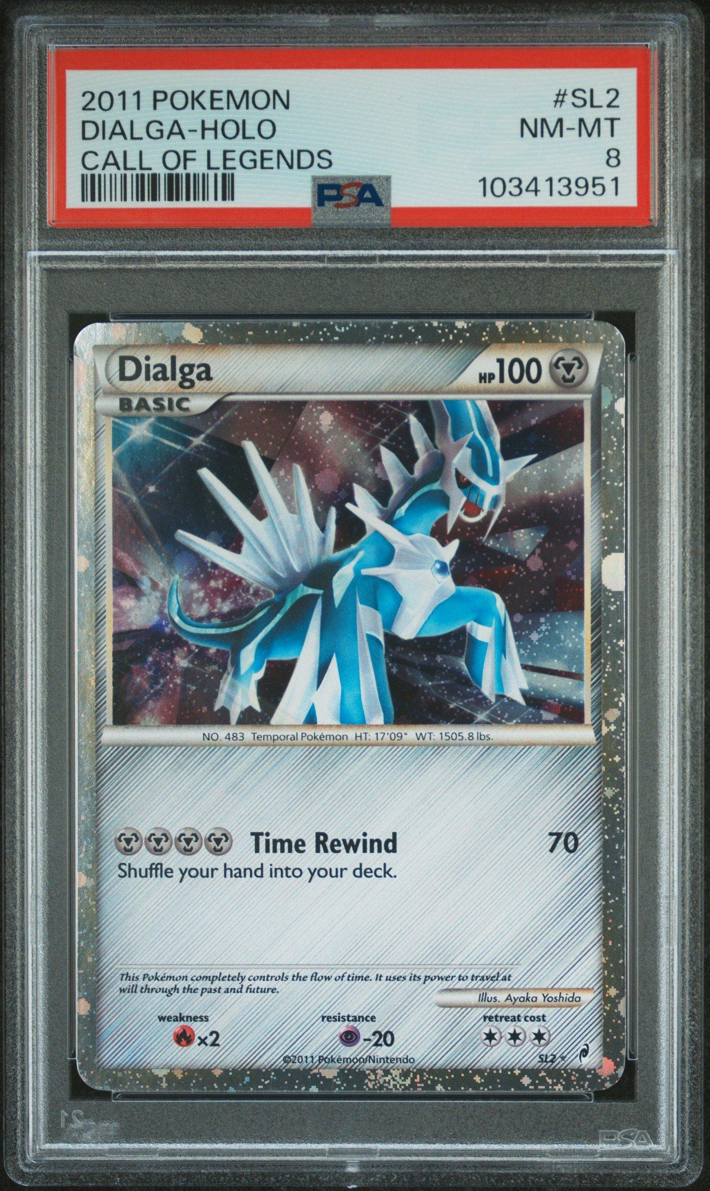 2011 Pokemon Call Of Legends Sl2 Dialga-holo PSA