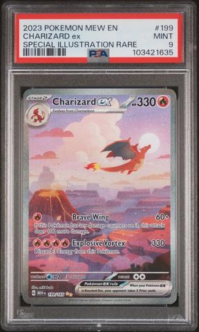 2023 Pokemon Mew En-151 199 Charizard Ex Special Illustration Rare