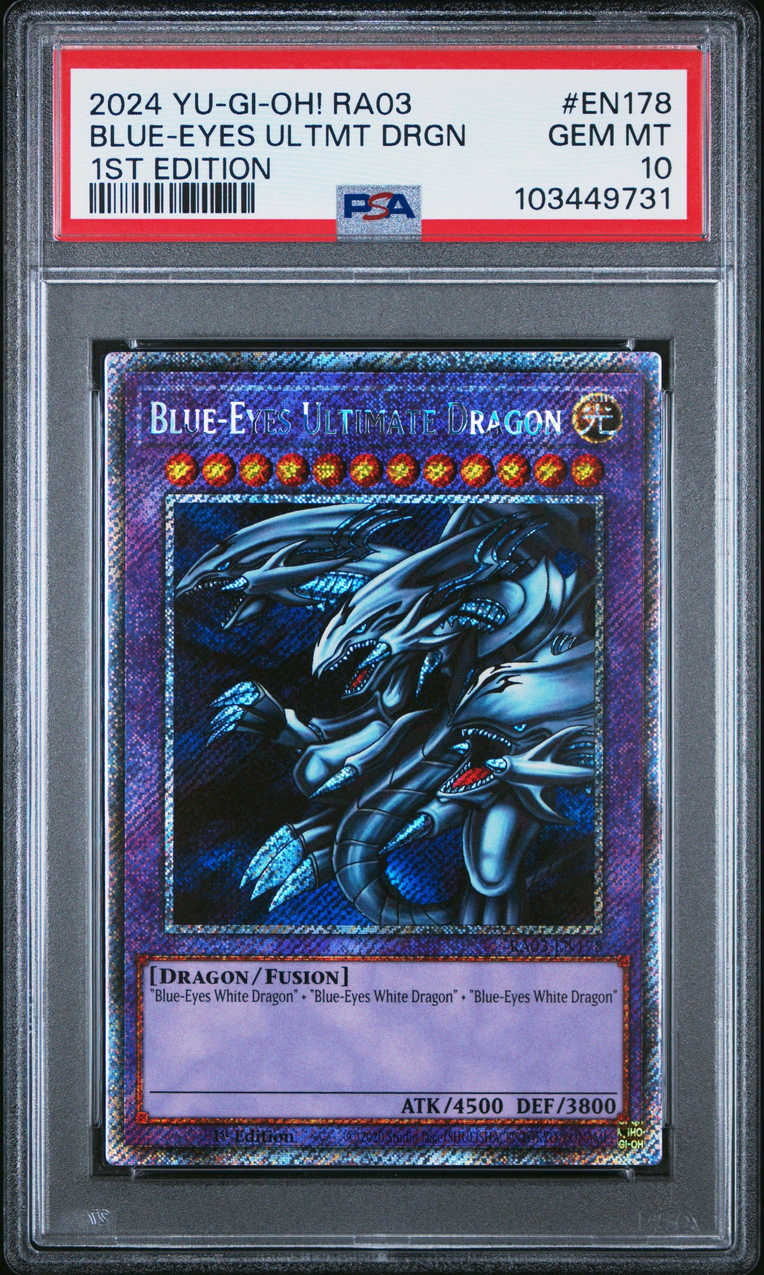 2024 Yu-gi-oh! Ra03-quarter Century Bonanza En178 Blue-eyes