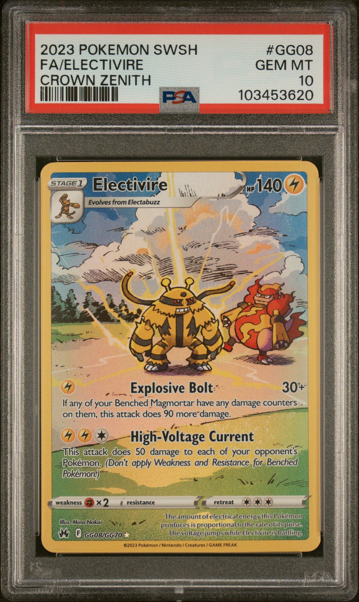 2023 Pokemon Sword And Shield Crown Zenith Gg08 Full Art