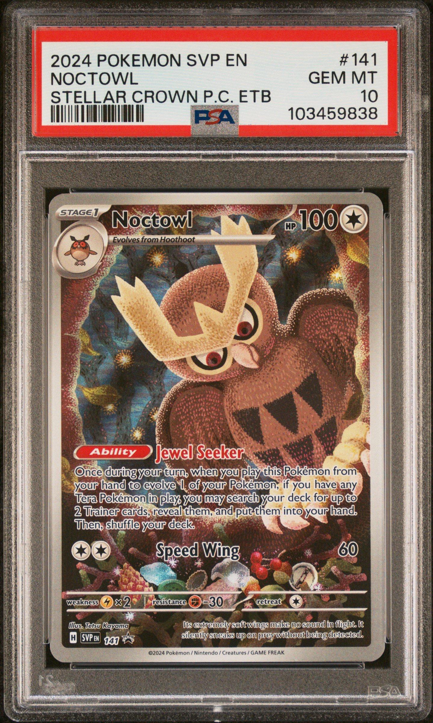 2024 Pokemon Svp En-sv Black Star Promo 141 Noctowl Stellar