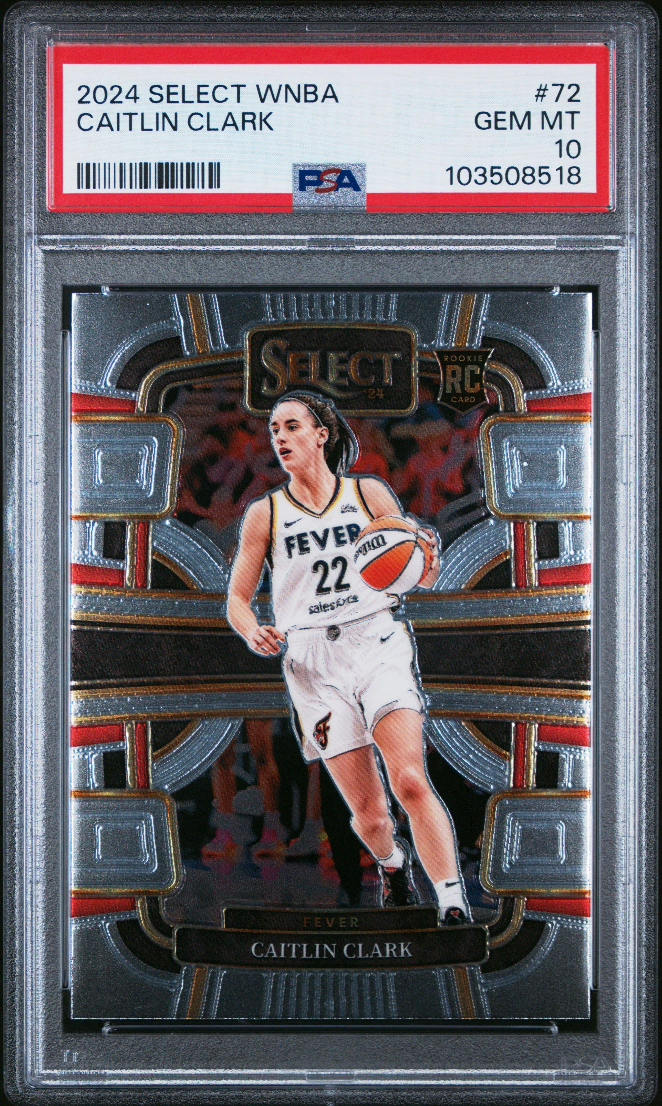 2024 Panini Select Wnba 72 Caitlin Clark PSA