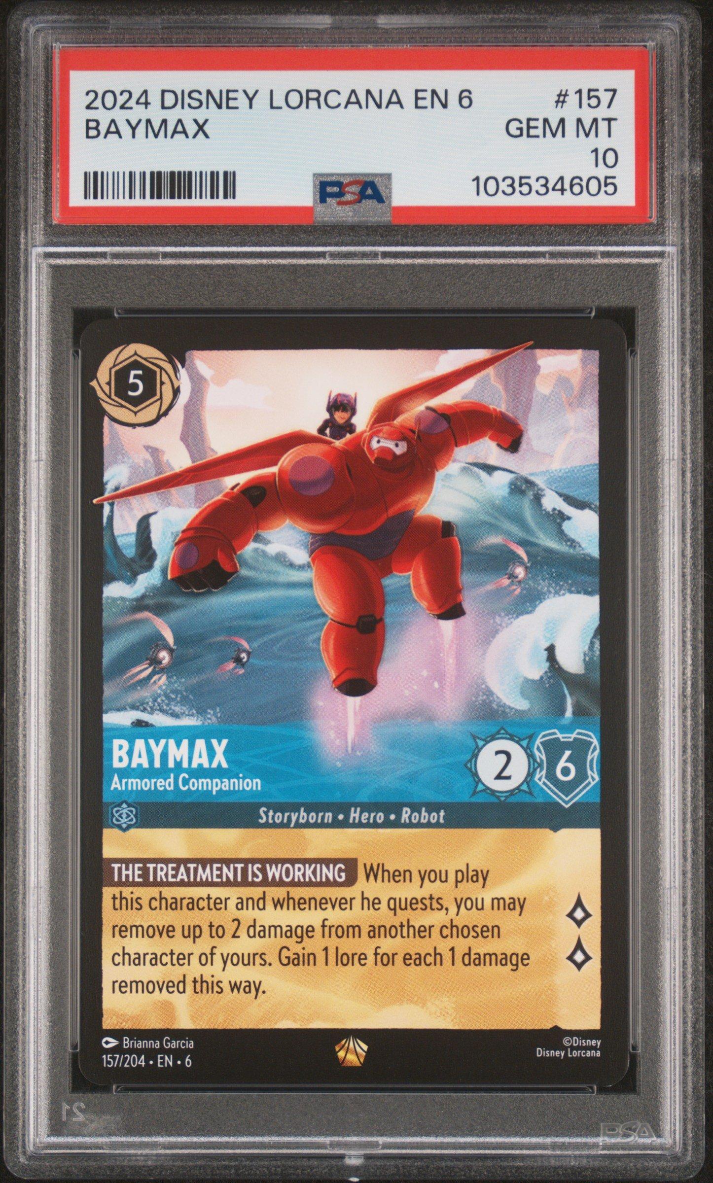 2024 Disney Lorcana En 6-azurite Sea 157 Baymax - Armored