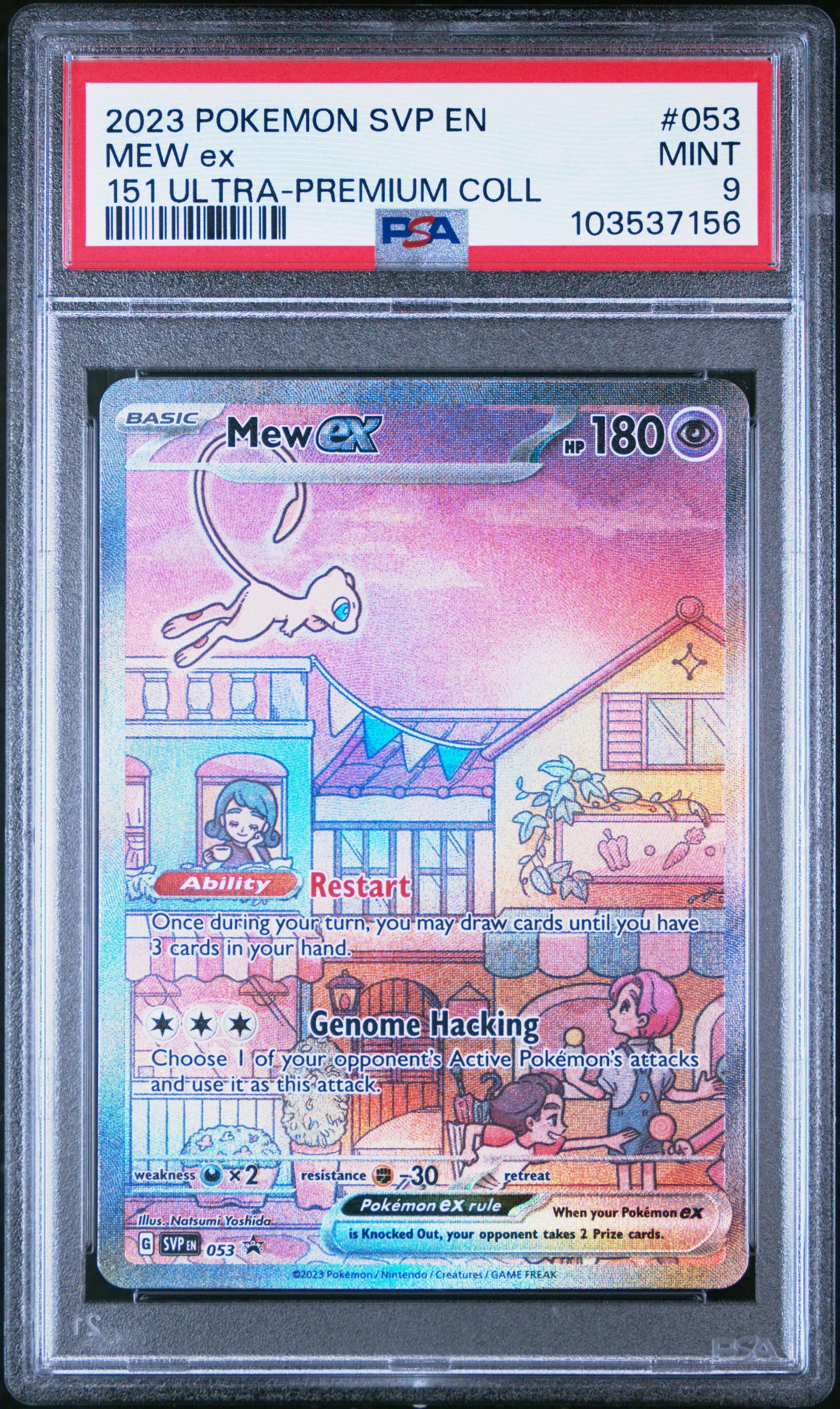 2023 Pokemon Svp En-sv Black Star Promo 053 Mew Ex 151 Ultra-premium Collection PSA