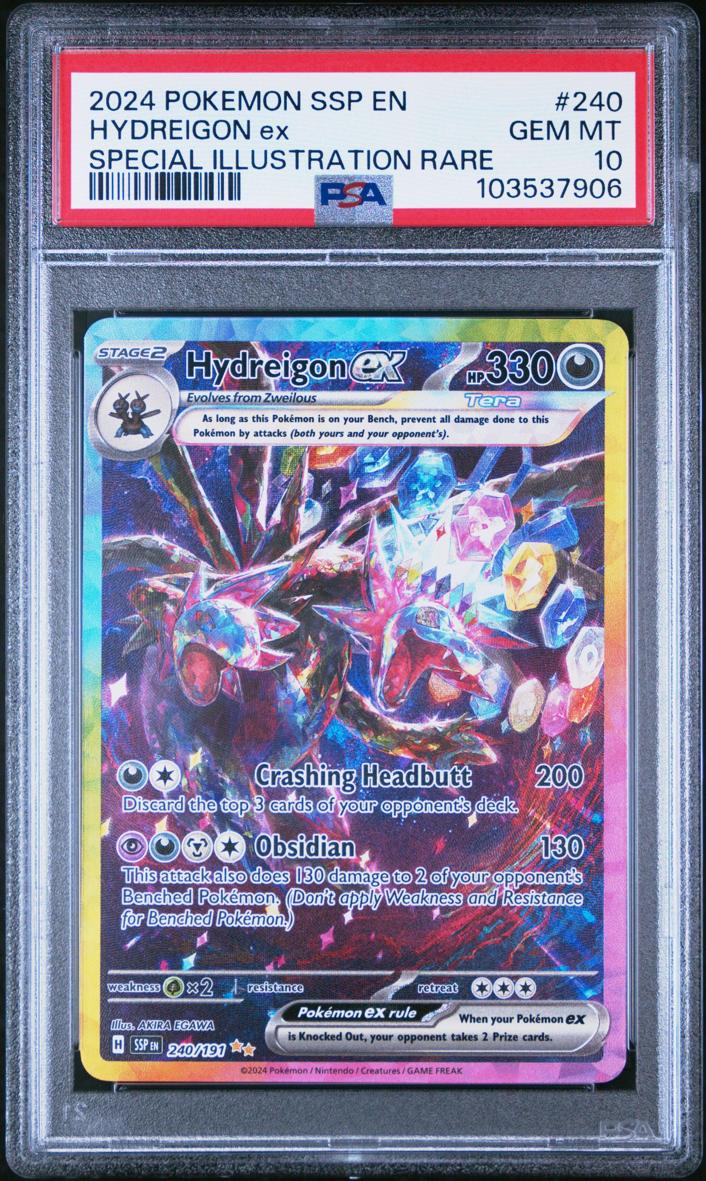 2024 Pokemon Ssp En-surging Sparks 240 Hydreigon Ex Special