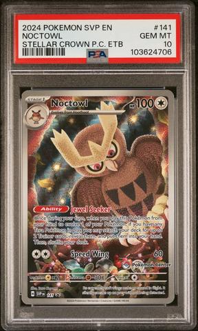 Noctowl Pokemon Center ETB 141 PSA 10