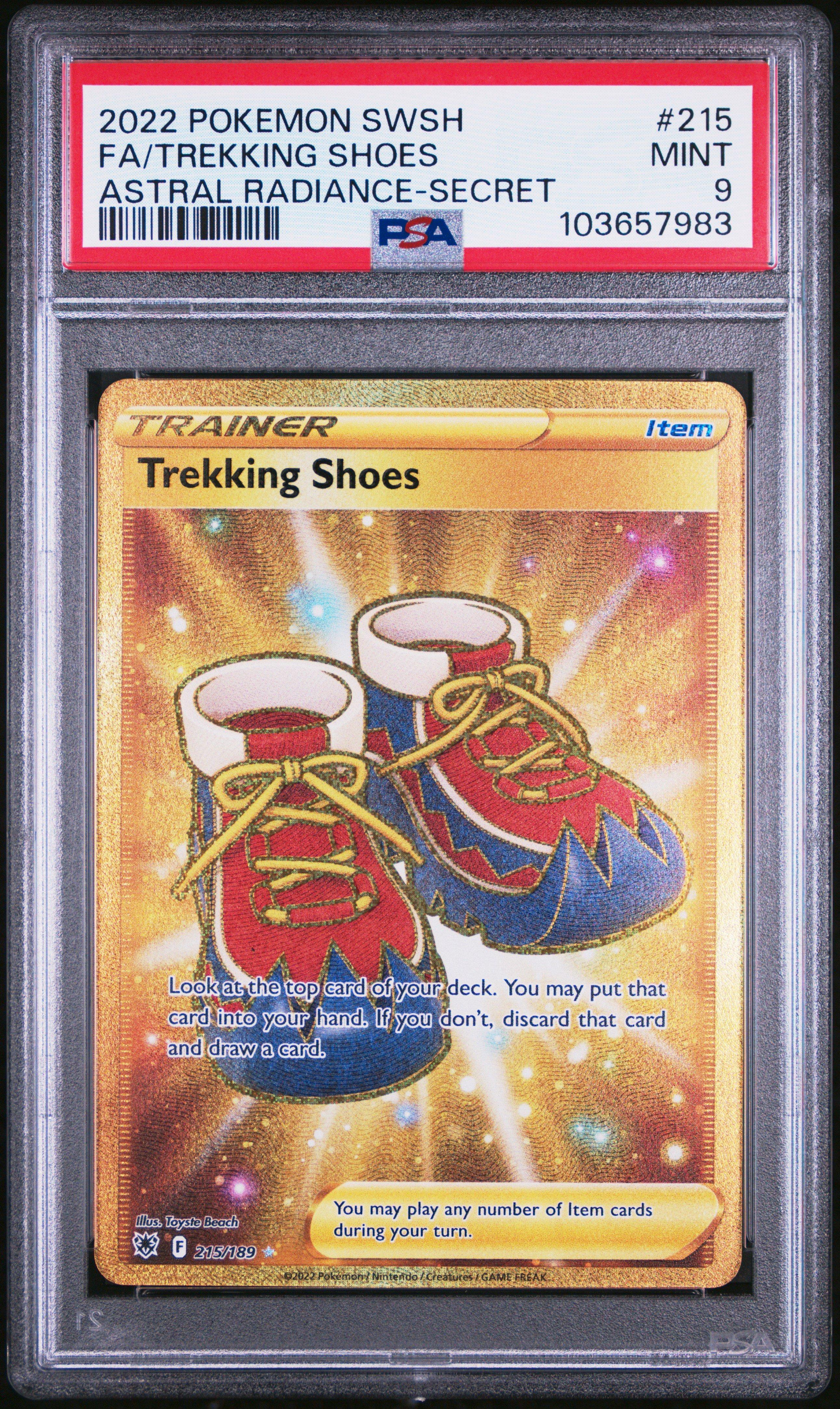 2022 Pokemon Sword & Shield Astral Radiance 215 Full Art/trekking Shoes Secret PSA
