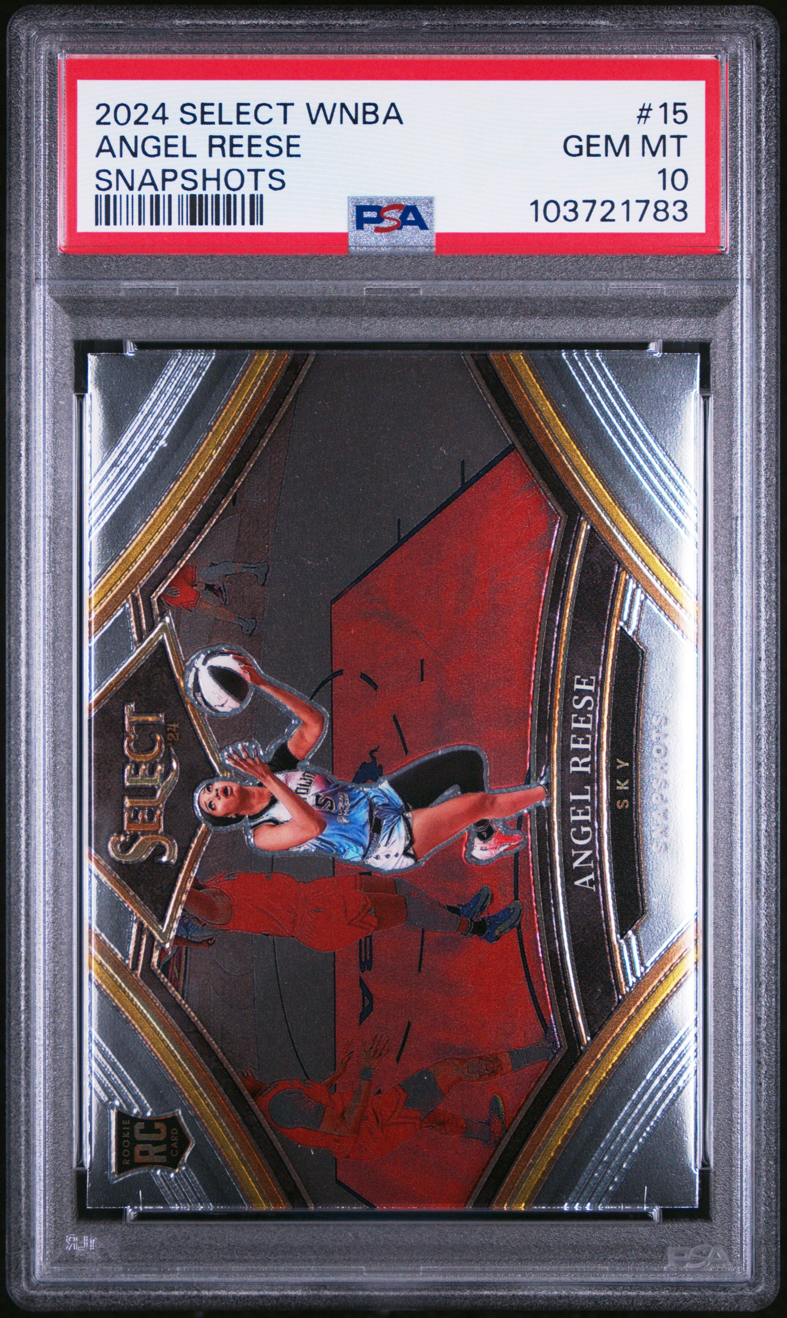 2024 Panini Select Wnba Snapshots 15 Angel Reese PSA 10