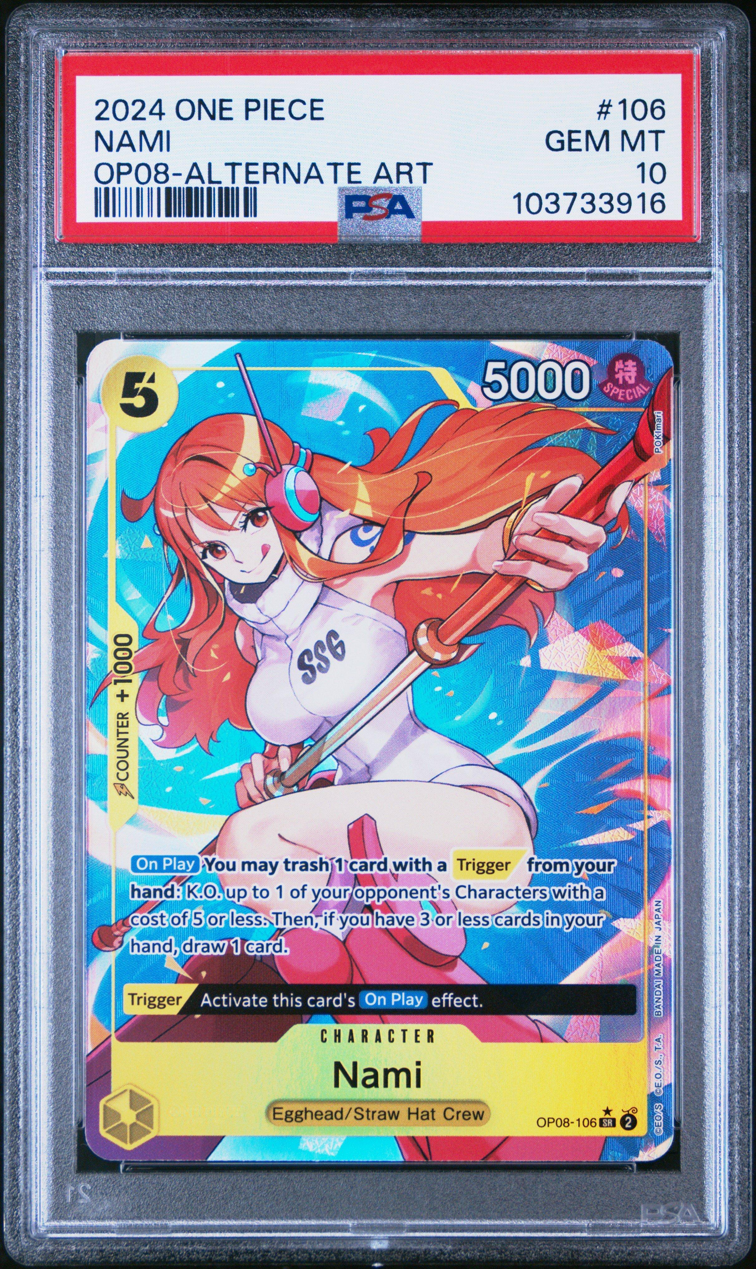 【PSA10】　NAMI SPECIAL ALTERNATE ART PSA 10 GEM - Nami Special Alt Art OP01-016 - JP One Piece