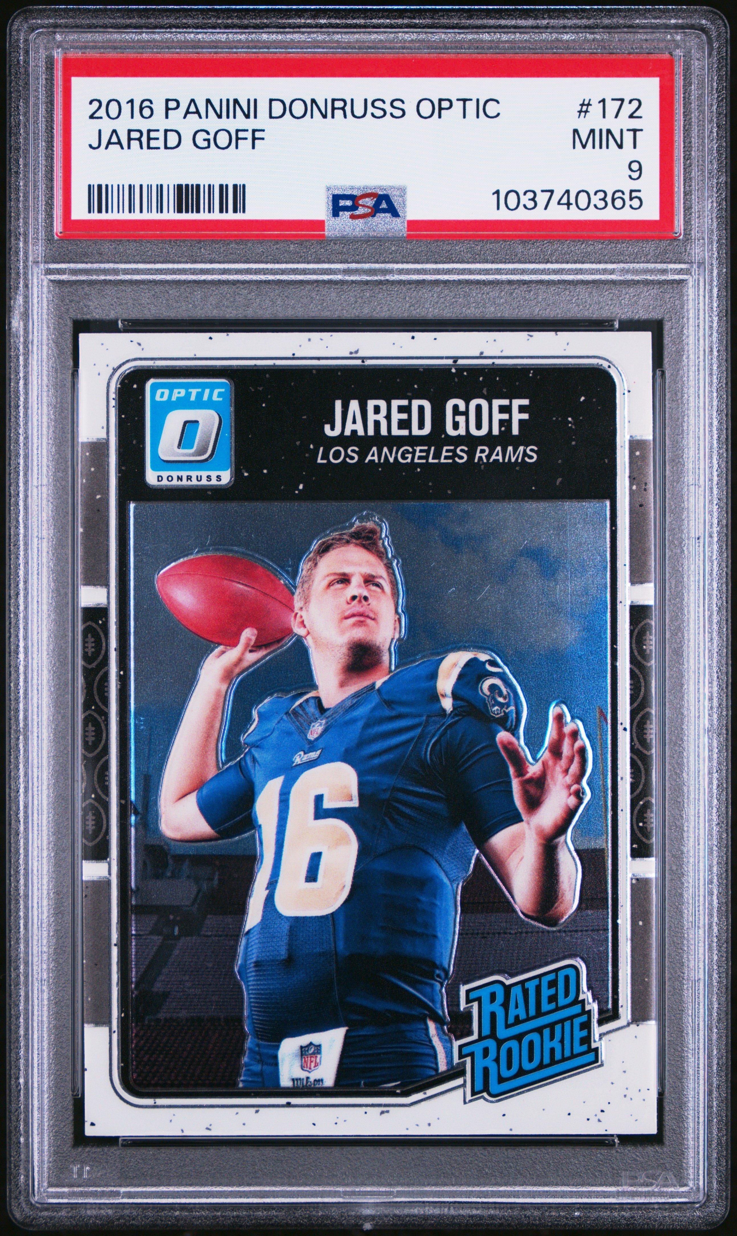 2016 Panini Donruss Optic 172 Jared Goff PSA