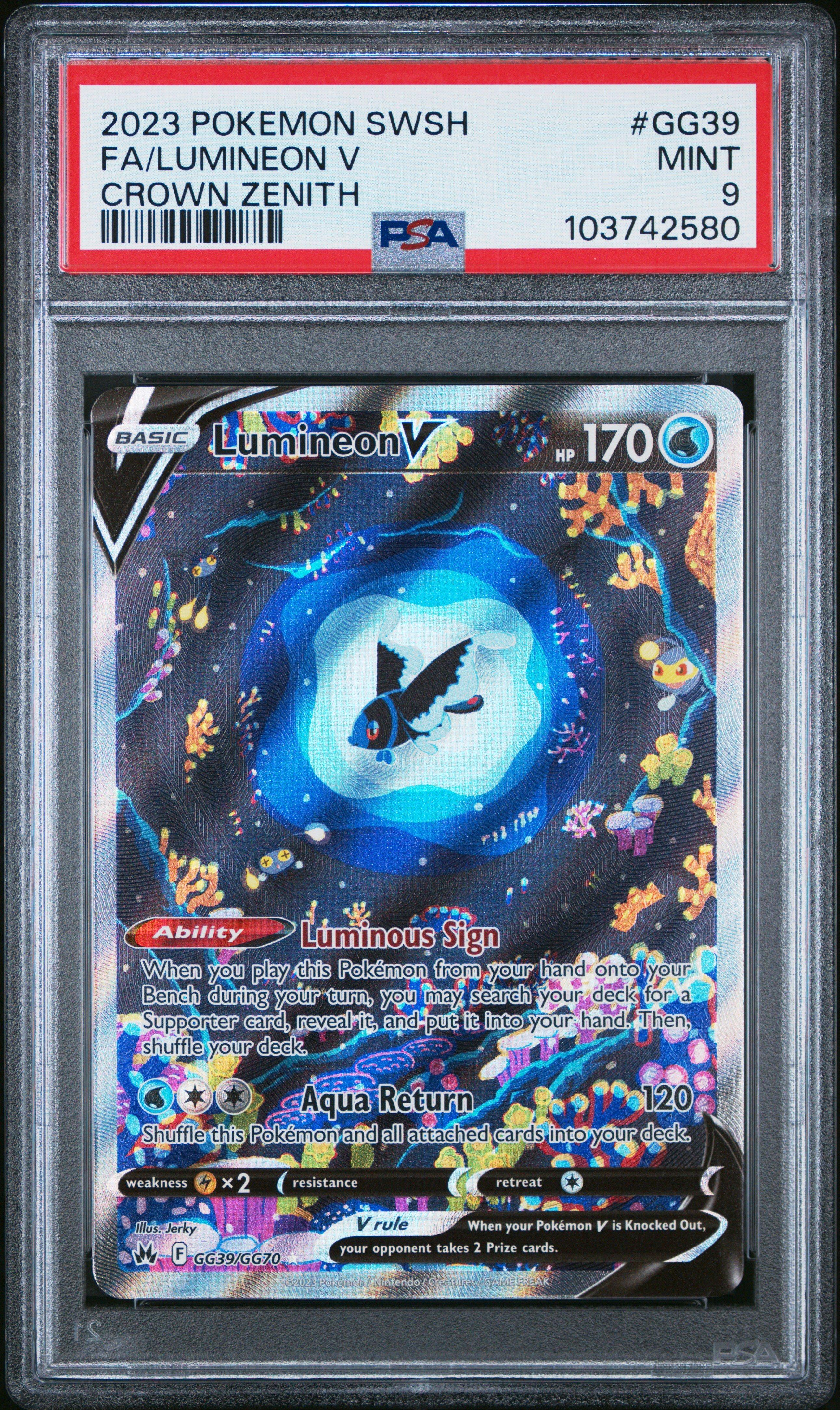lumineon v pokemon card Pokmon TCG: SWSH250 Lumineon V