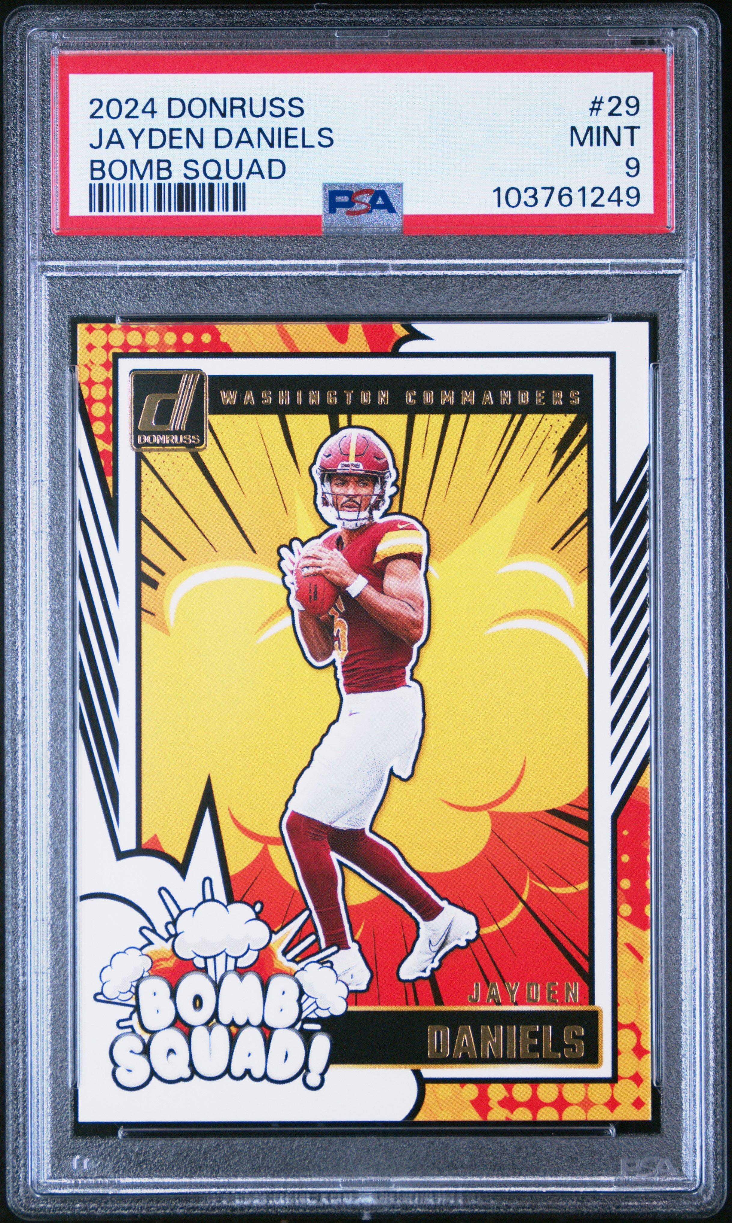 2024 Panini Donruss Bomb Squad 29 Jayden Daniels PSA