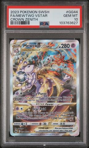 信濃 sp psa10 2023 Pokemon Sword And Shield Crown Zenith Gg44 Full Art/mewtwo