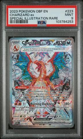 リザードンex PSA 10 SPECIAL ART RARE PSA 10 Charizard ex SAR 134/108 Ruler of the Black Flame
