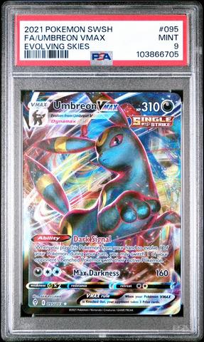 2021 Pokemon Sword & Shield Evolving Skies 095 Full Art/umbreon