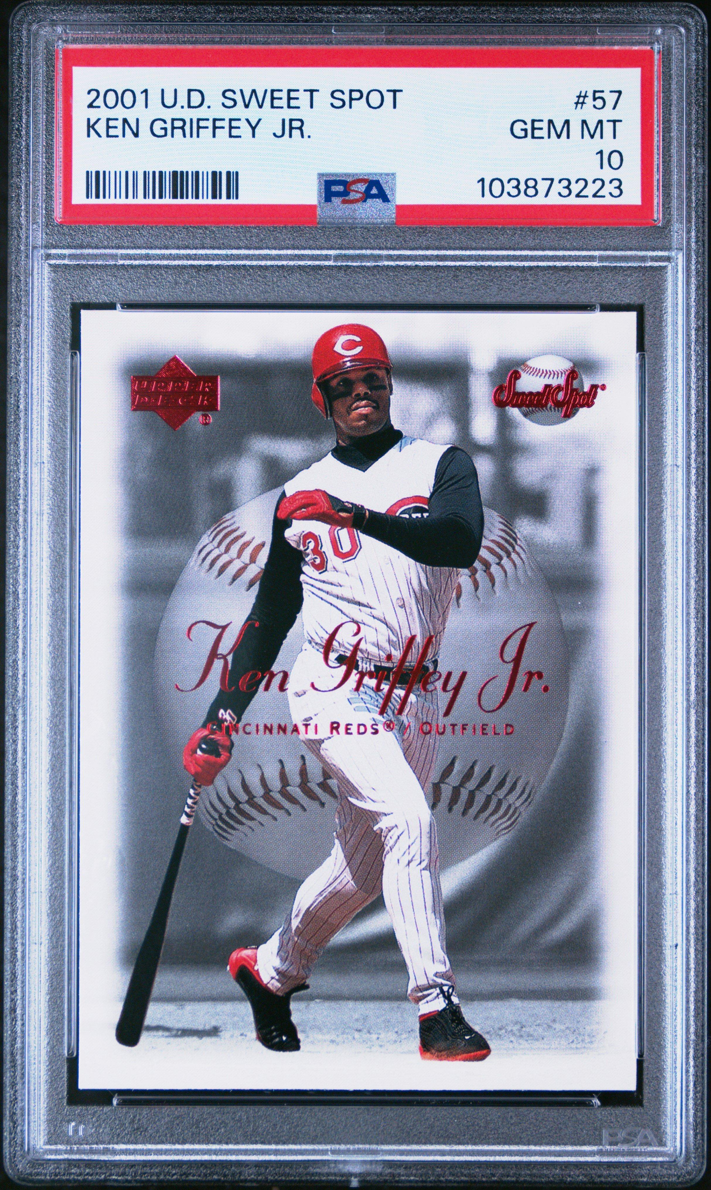 2001 Upper Deck Sweet Spot 57 Ken Griffey Jr. PSA 10