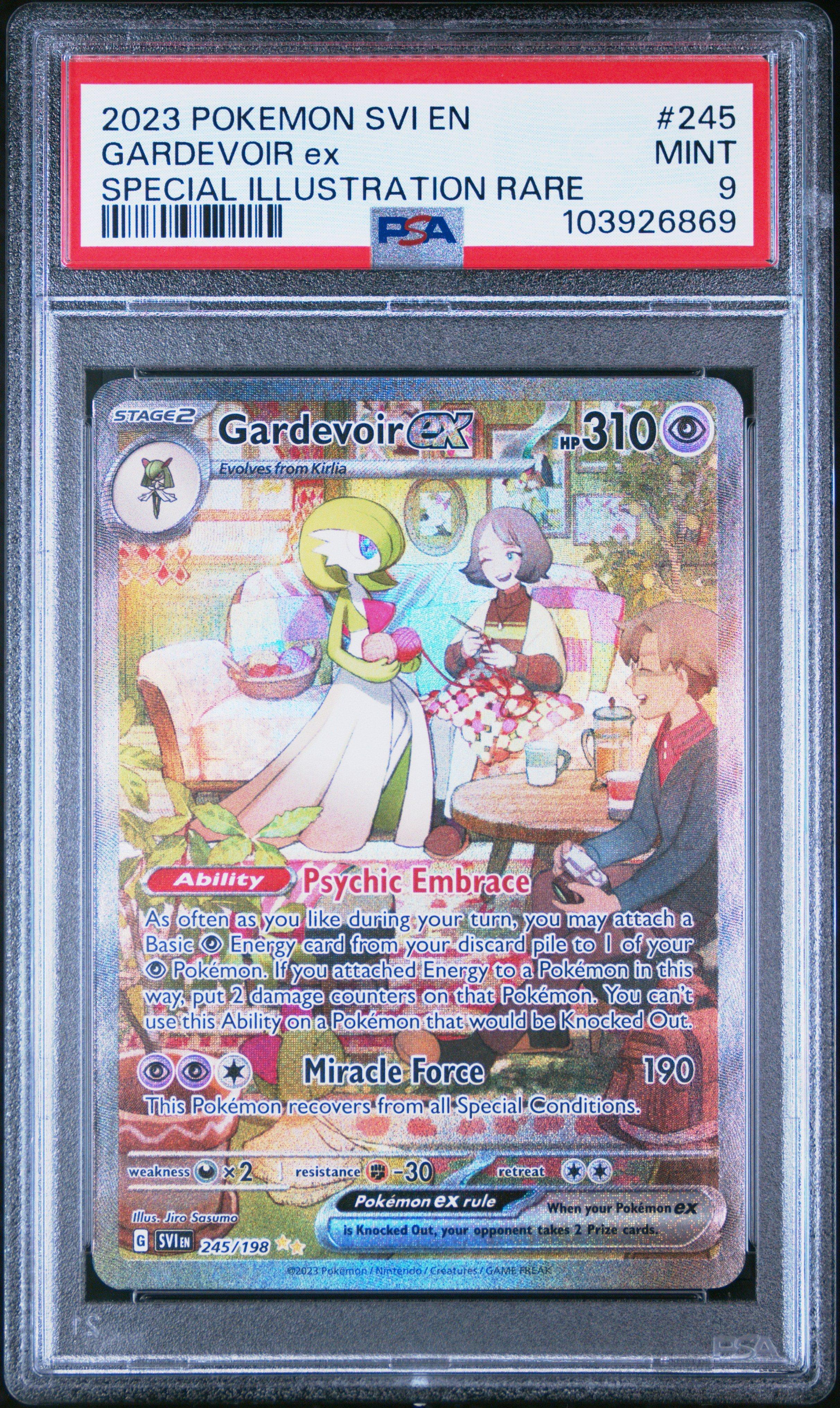 2023 Pokemon Svi En-scarlet & Violet 245 Gardevoir Ex Special Illustration Rare PSA