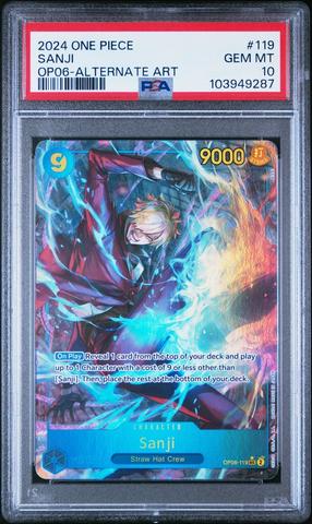 2024 One Piece Op06-wings Of The Captain 119 Sanji Alternate Art