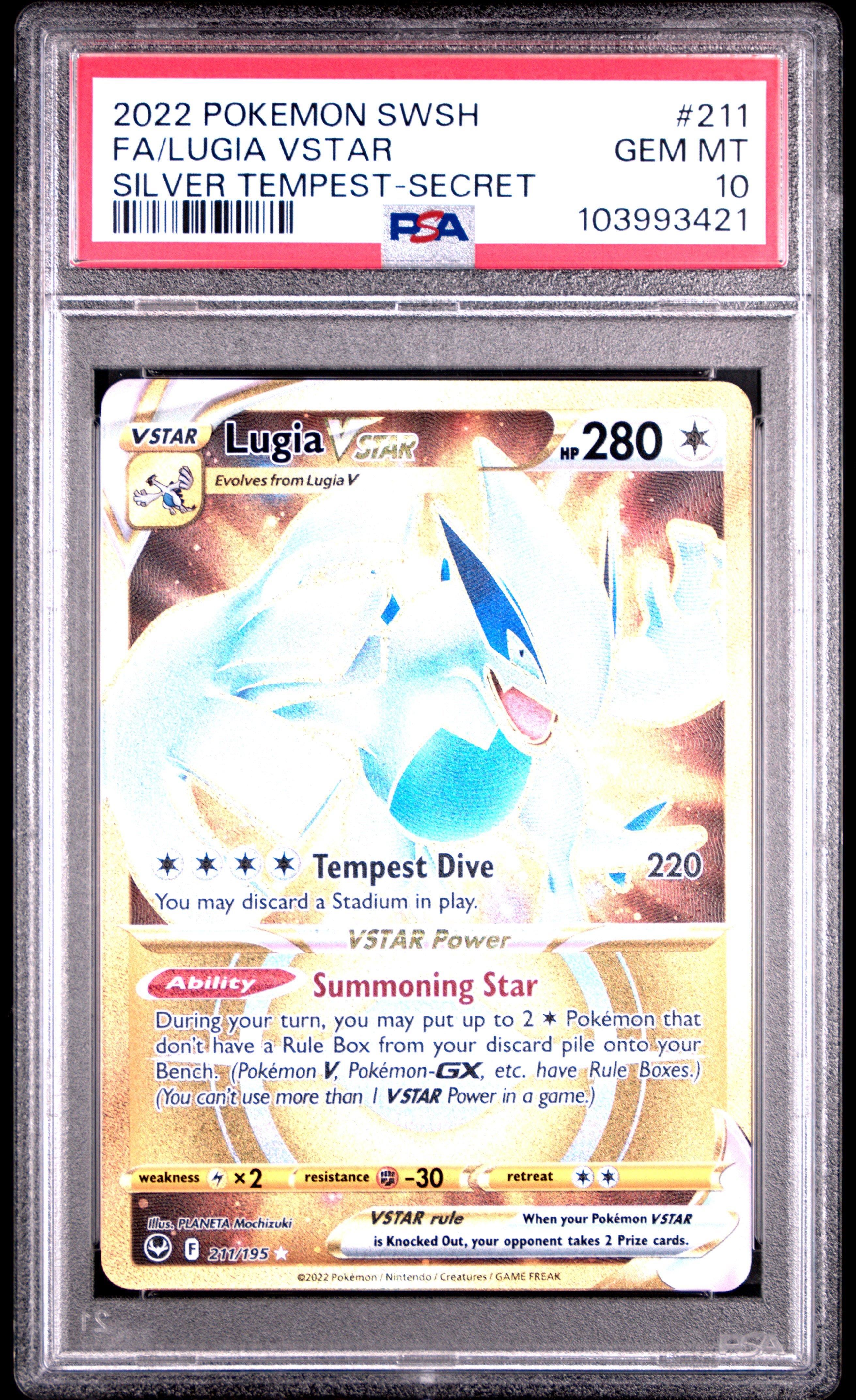 2022 Pokemon Sword & Shield Silver Tempest 211 Full Art/lugia