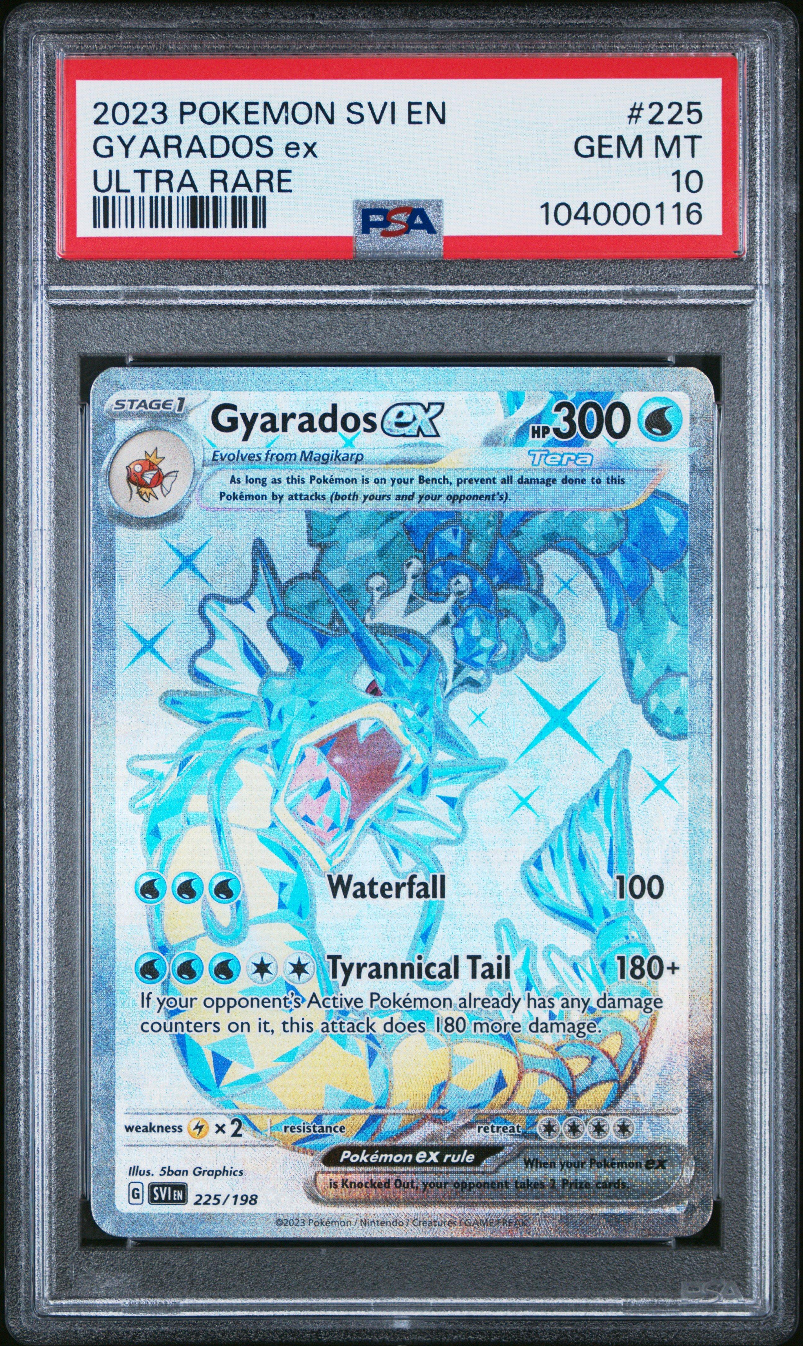 2023 Pokemon Svi En-scarlet & Violet 225 Gyarados Ex Ultra Rare