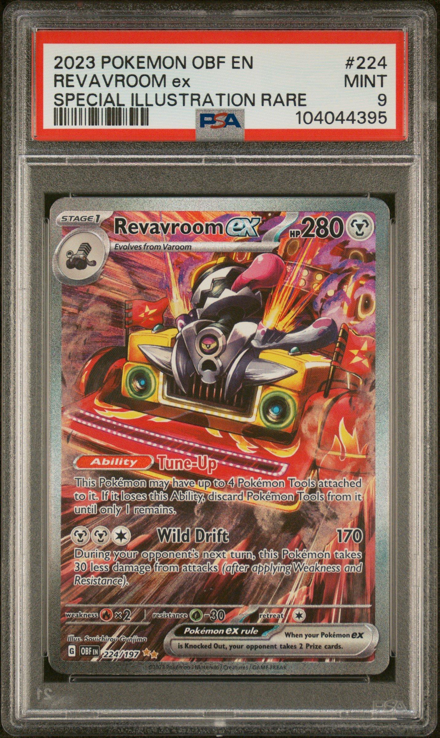 2023 Pokemon Obf En-obsidian Flames 224 Revavroom Ex Special Illustration Rare PSA