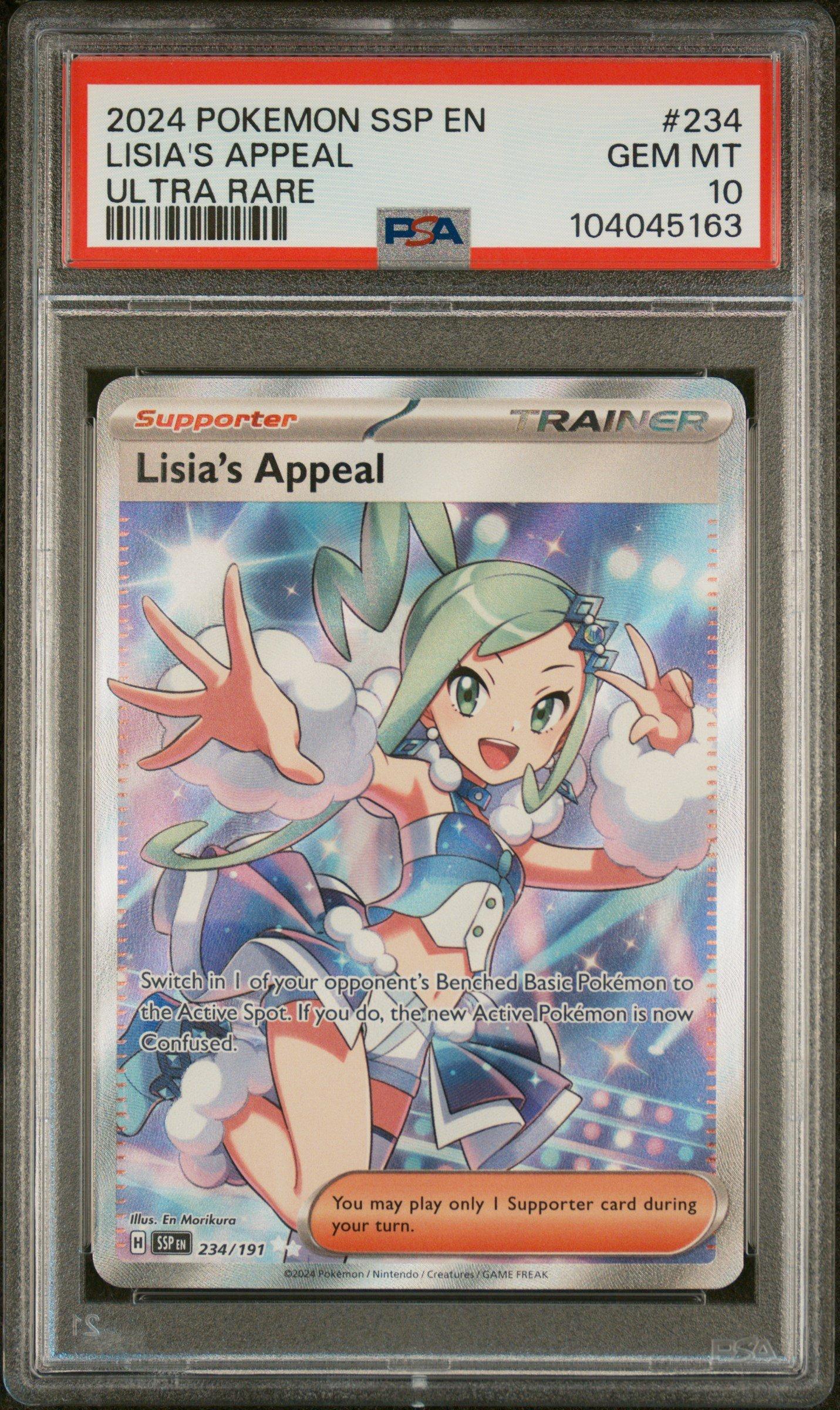 2024 Pokemon Ssp En-surging Sparks 234 Lisia