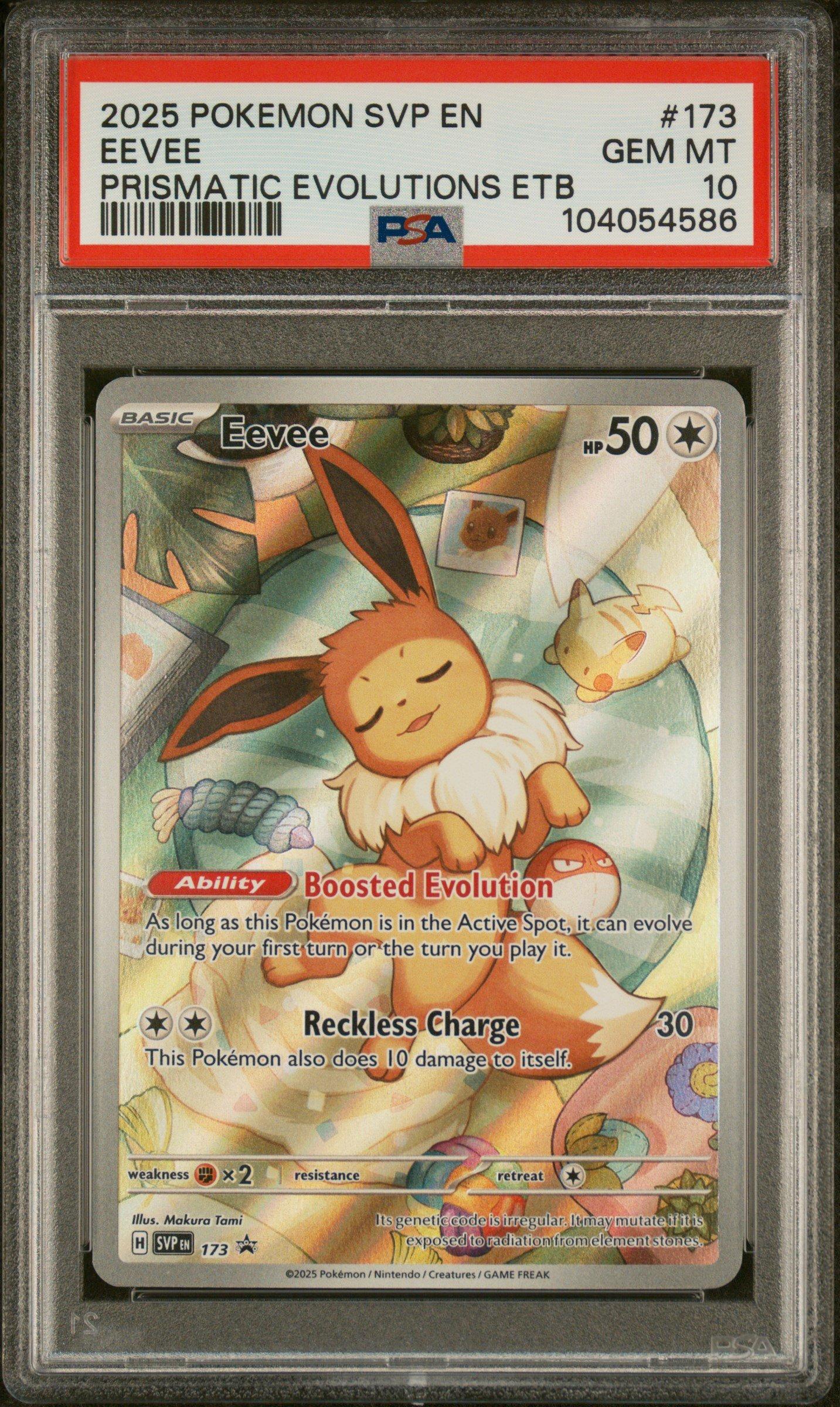 2025 Pokemon Svp En-sv Black Star Promo 173 Eevee Prismatic