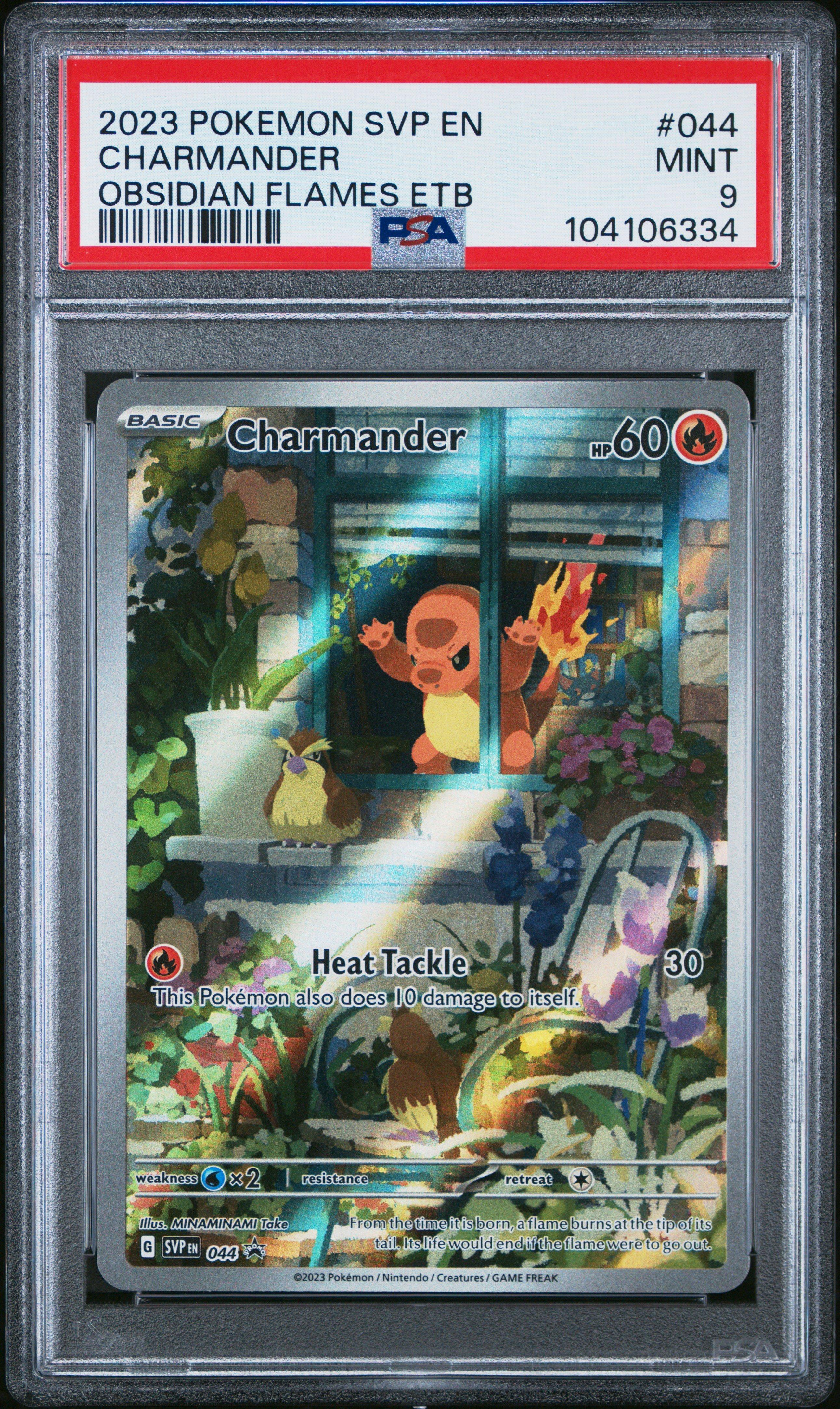 2023 Pokemon Svp En-sv Black Star Promo 044 Charmander Obsidian