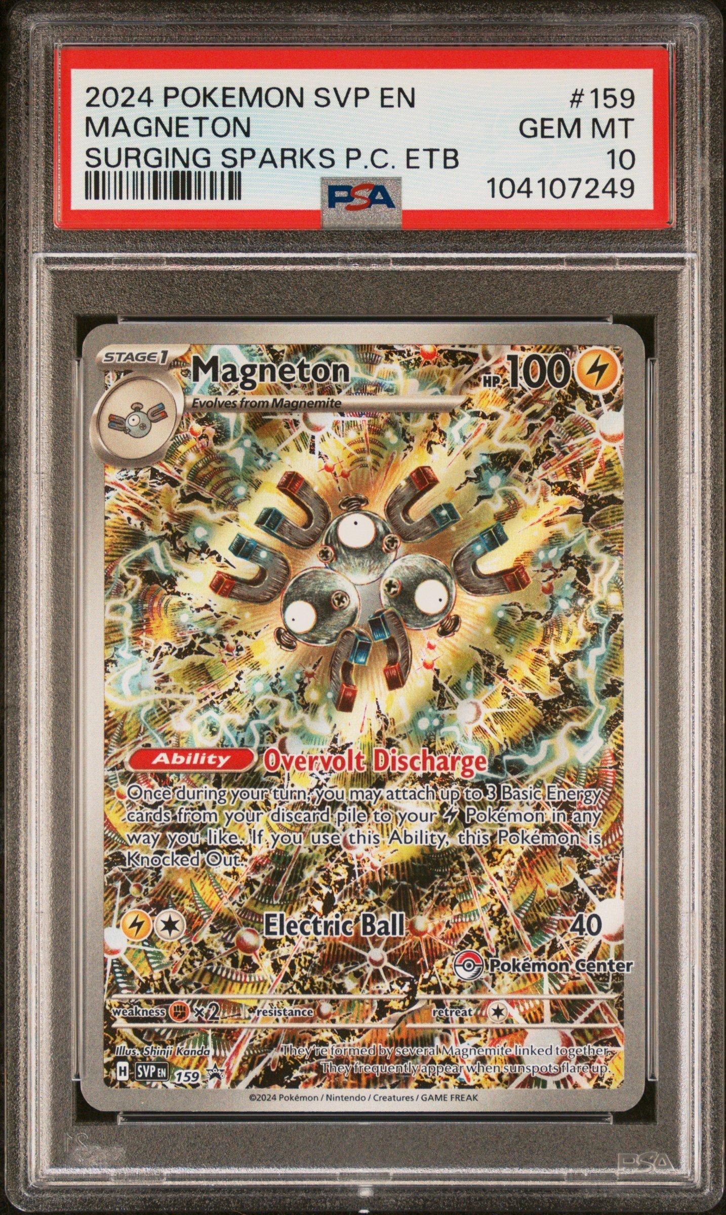 2024 Pokemon Svp En-sv Black Star Promo 159 Magneton Surging