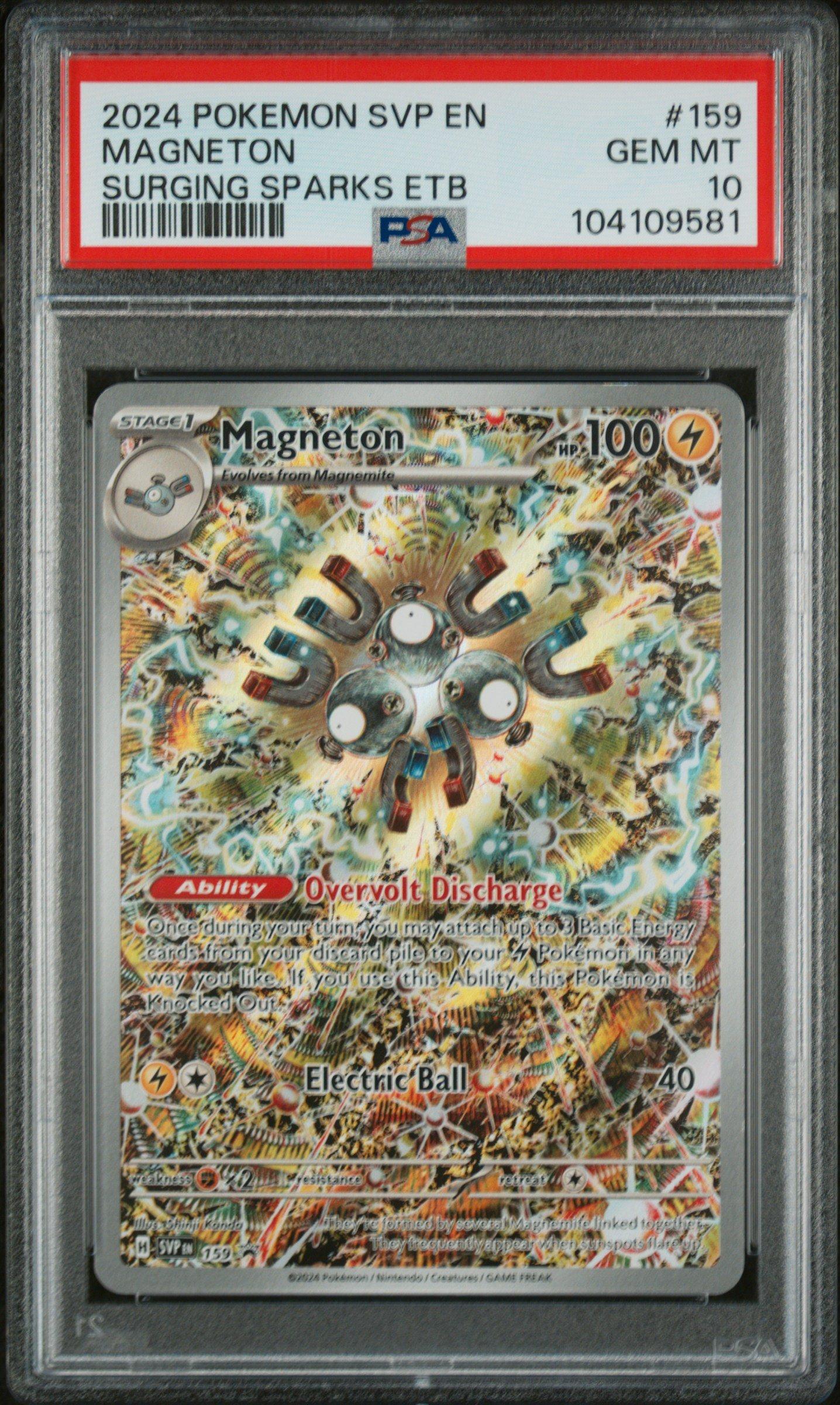 2024 Pokemon Svp En-sv Black Star Promo 159 Magneton Surging