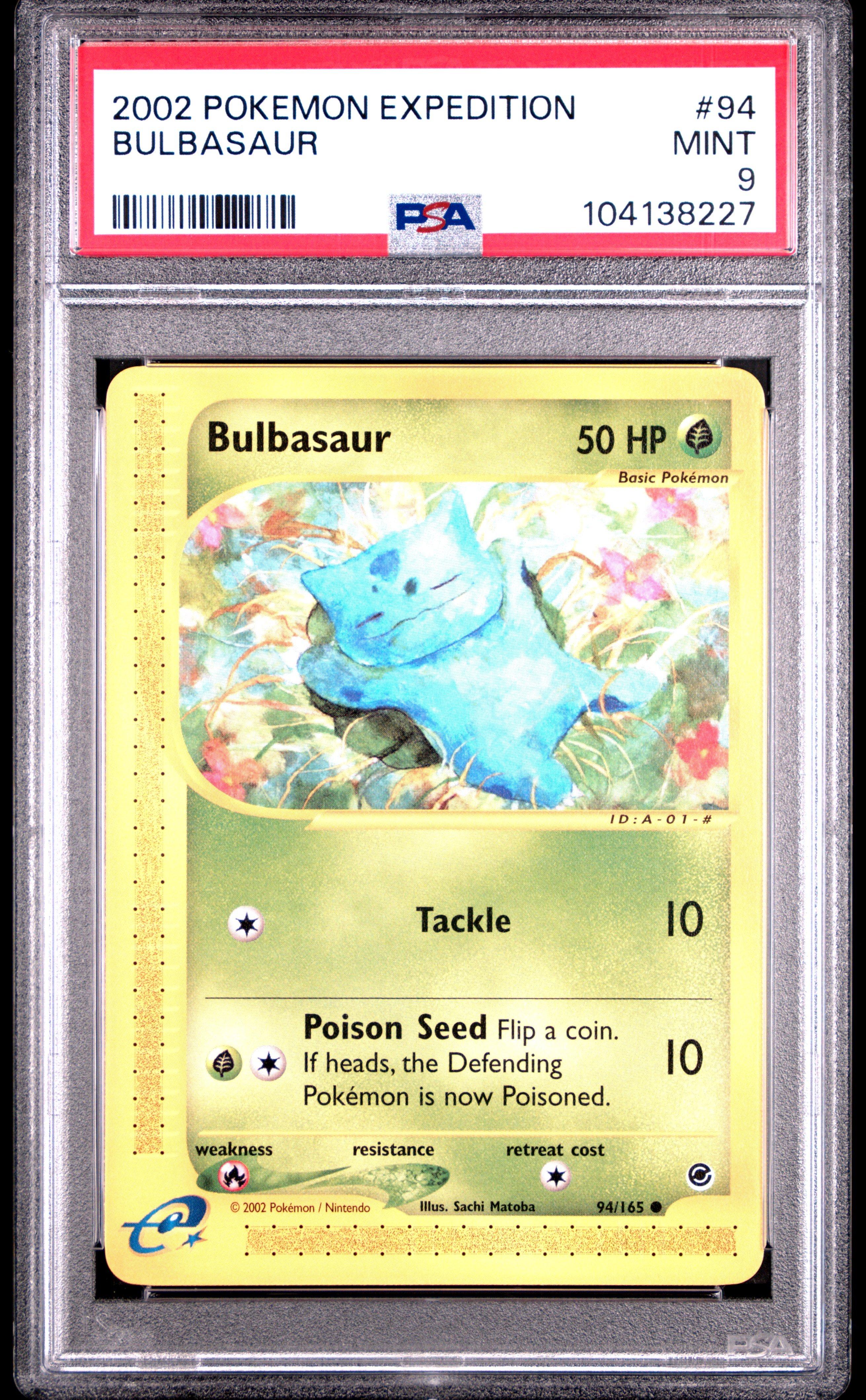 2002 Pokemon Expedition 94 Bulbasaur PSA