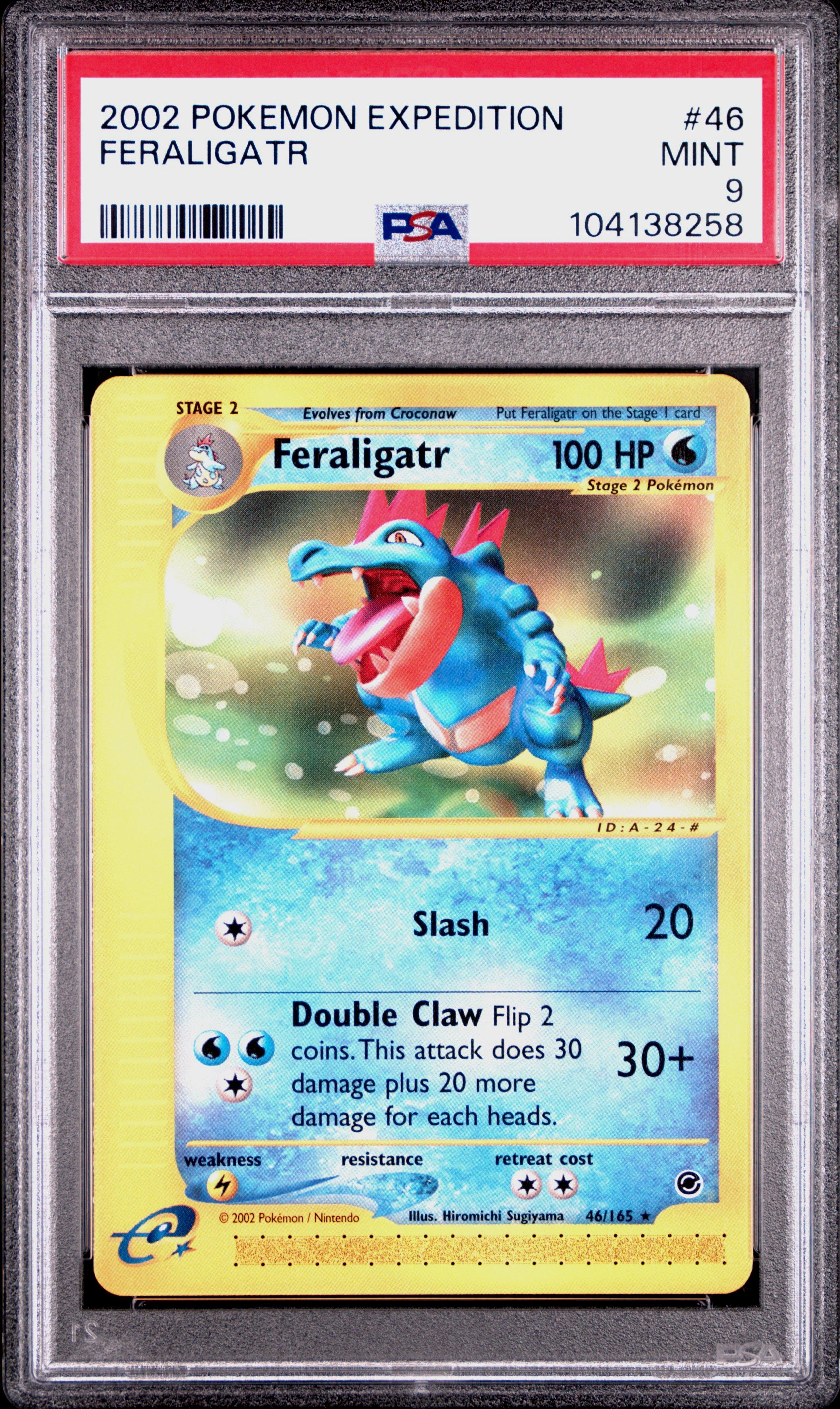2002 Pokemon Expedition Feraligatr PSA